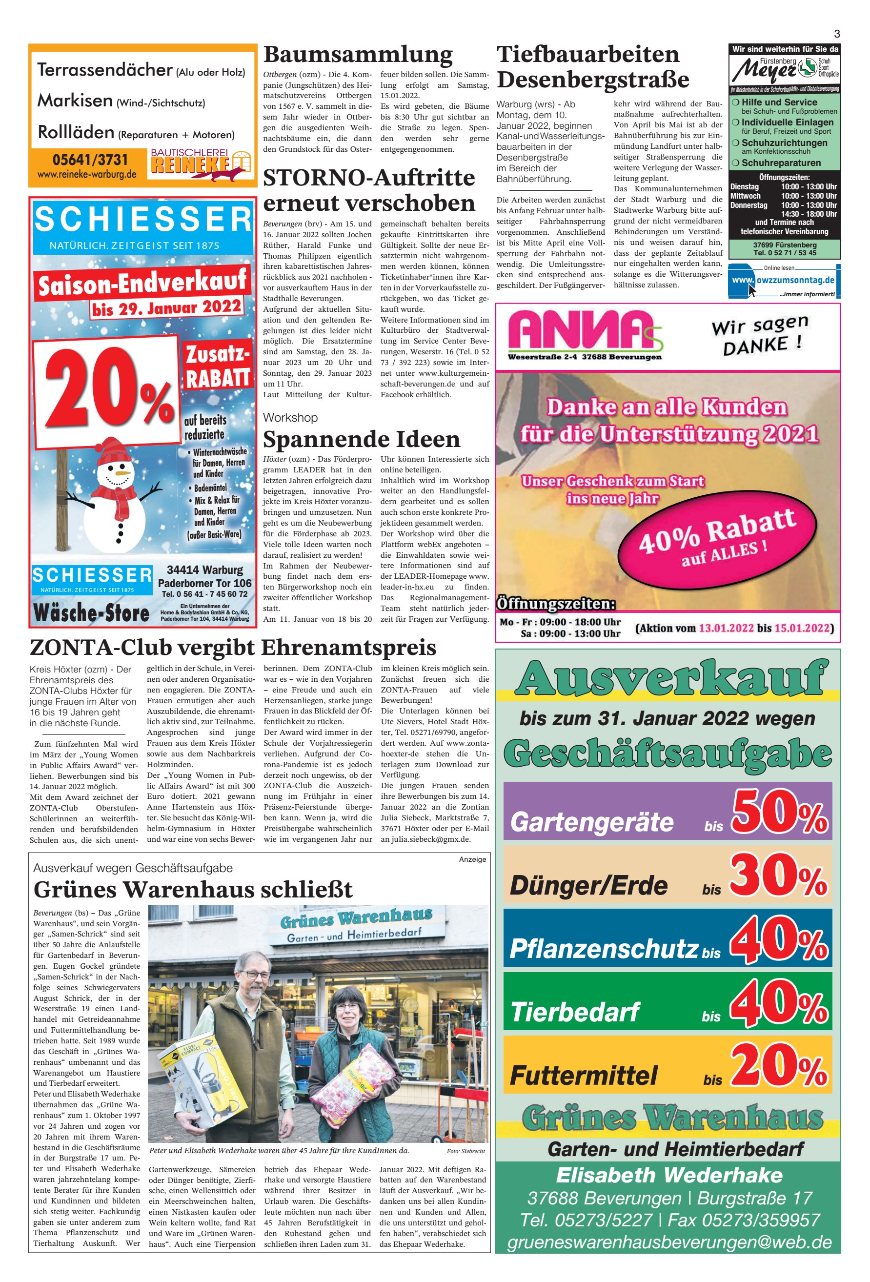 IESSER Saison-Endverkauf Grünes