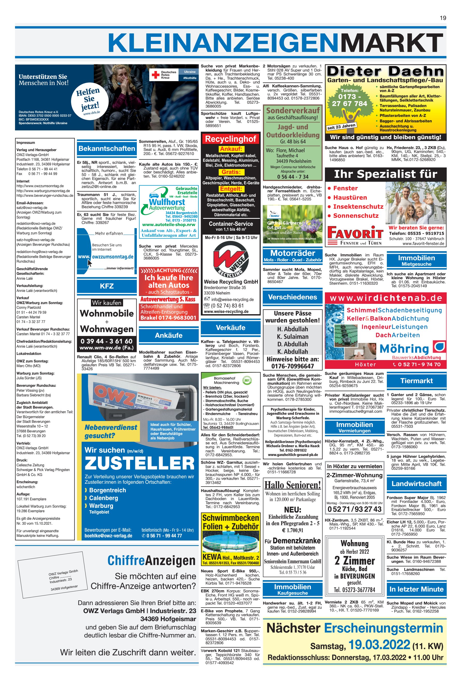 KLEINANZEIGENMARKT Zimmer Nächster