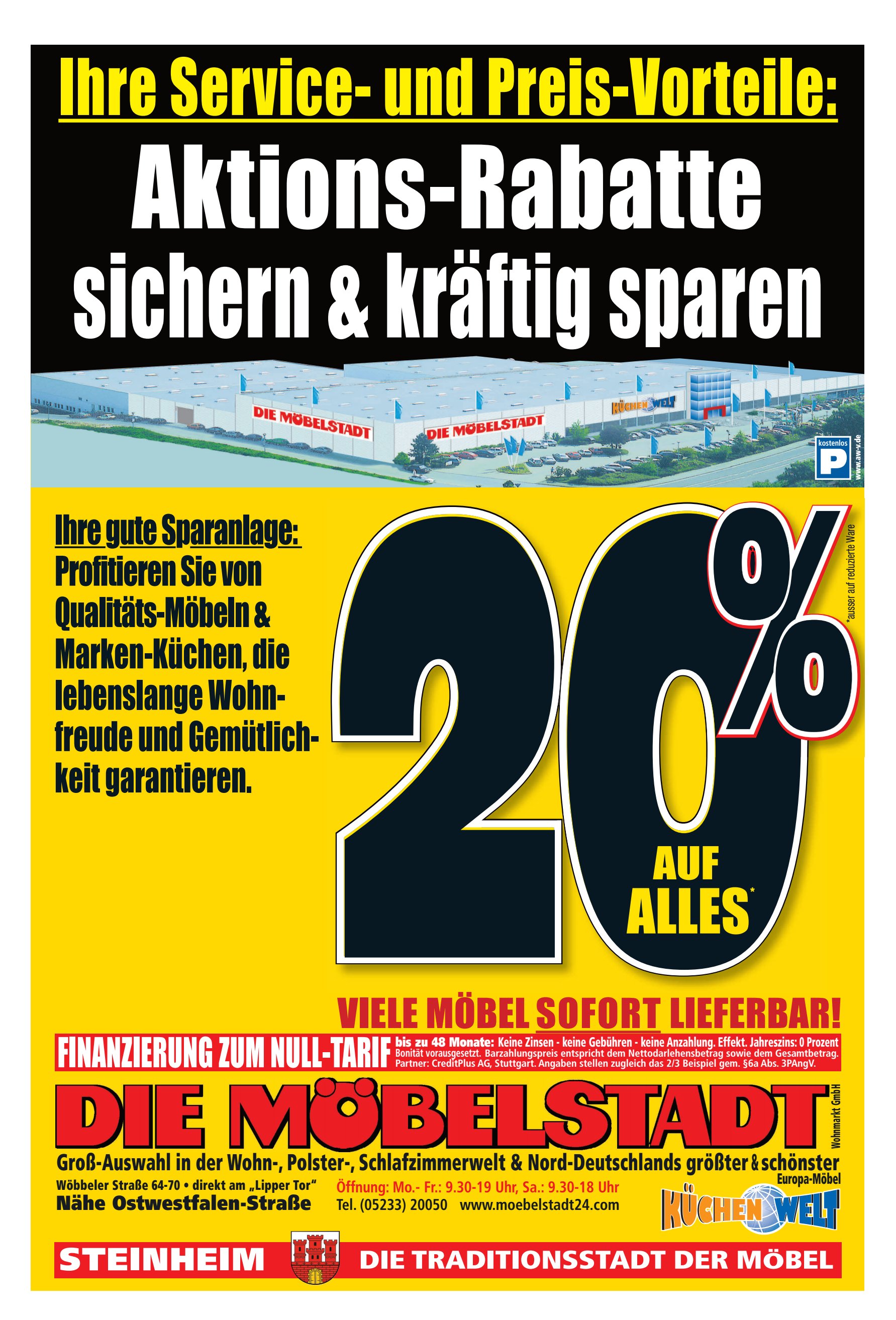 Aktions-Rabatte sichern kräftig