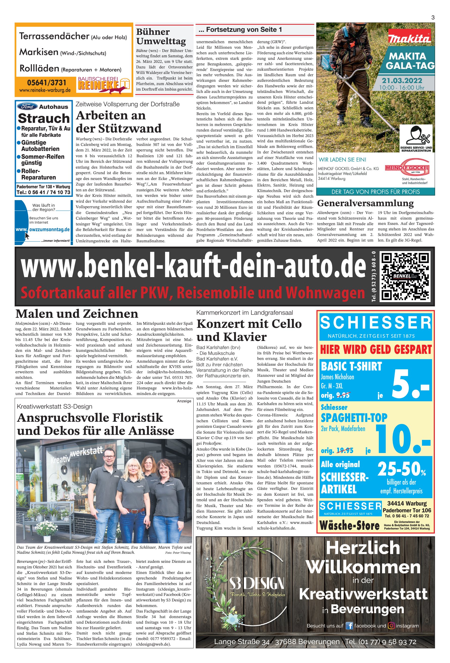 Herzlich Willkommen Kreativwerkstatt