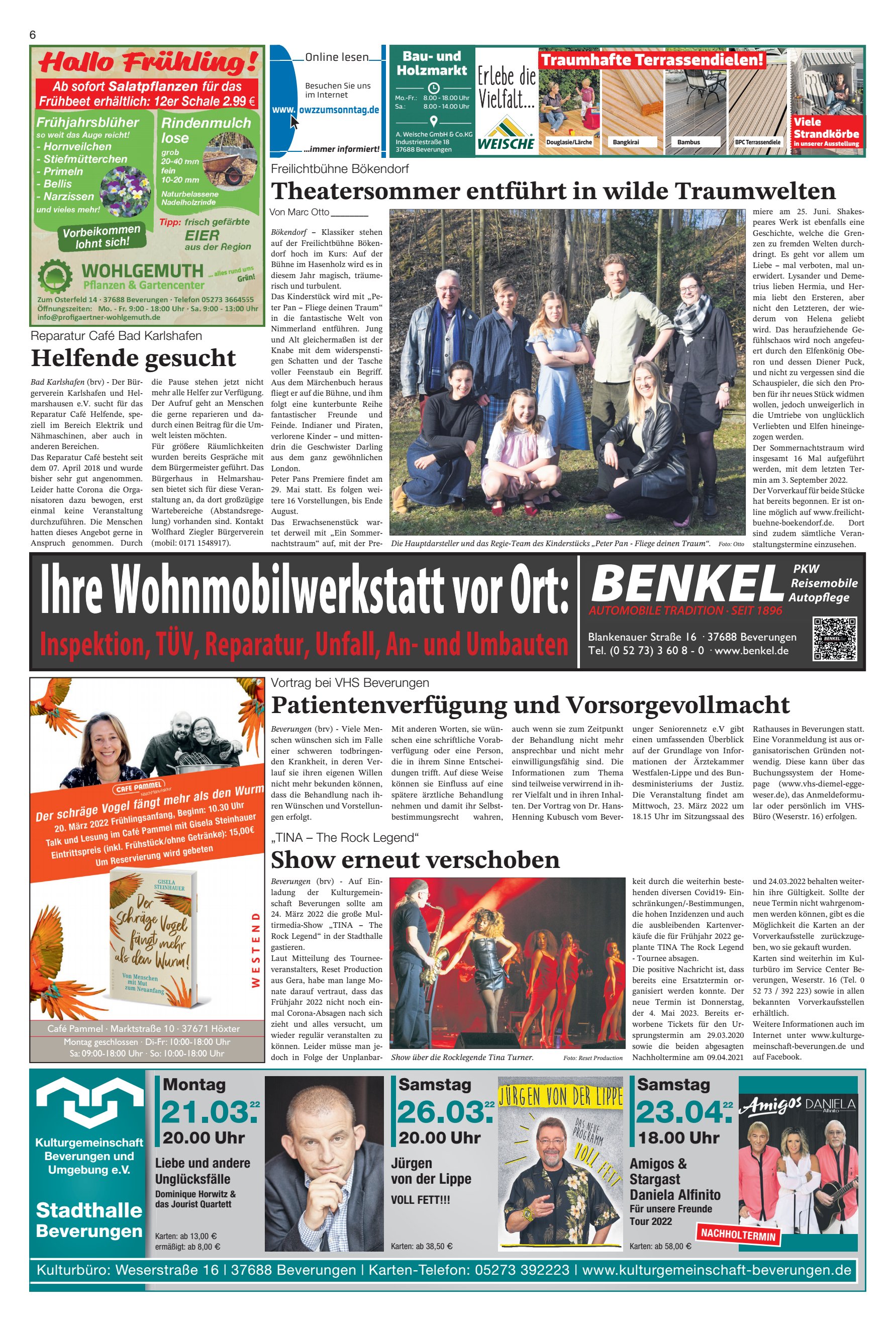Helfende gesucht Theatersommer