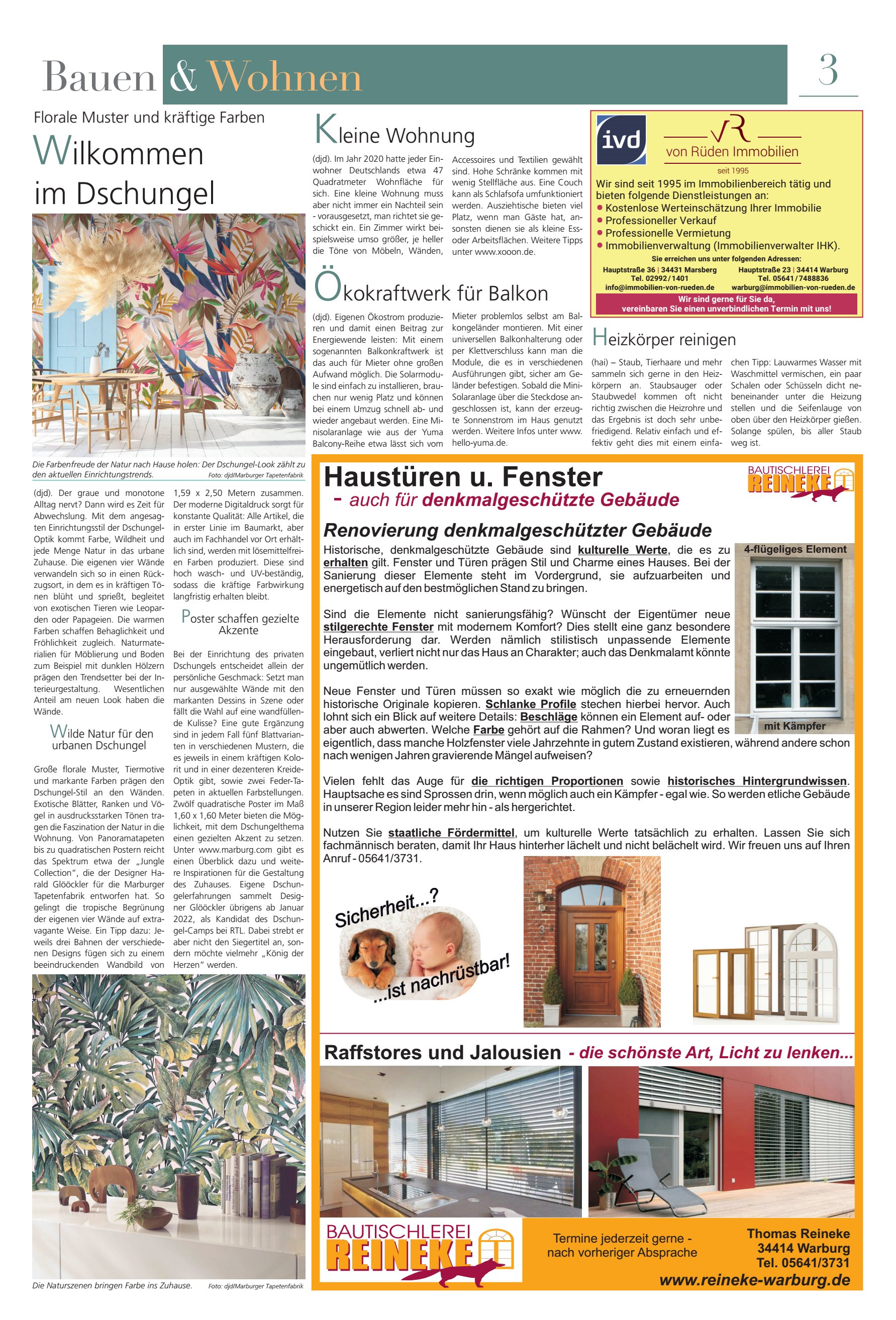 Haustüren Fenster Raffstores