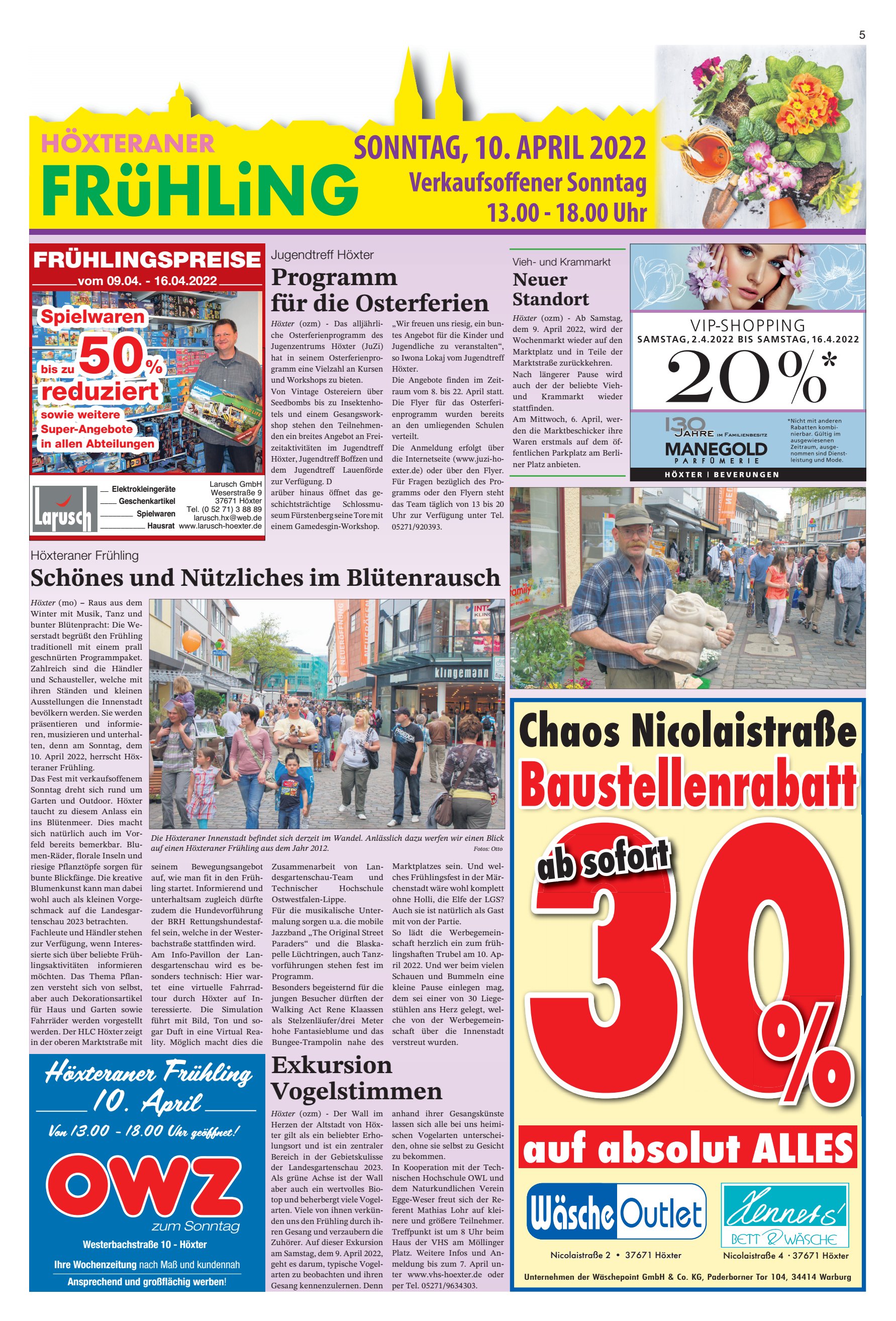 FRüHLiNG Baustellenrabatt absolut