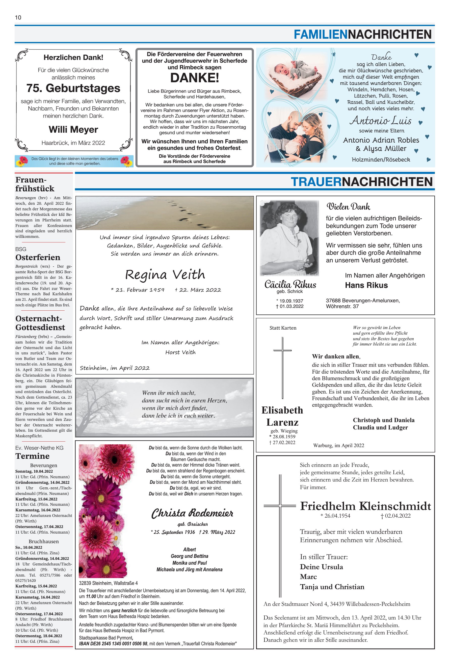DANKE Friedhelm Kleinschmidt