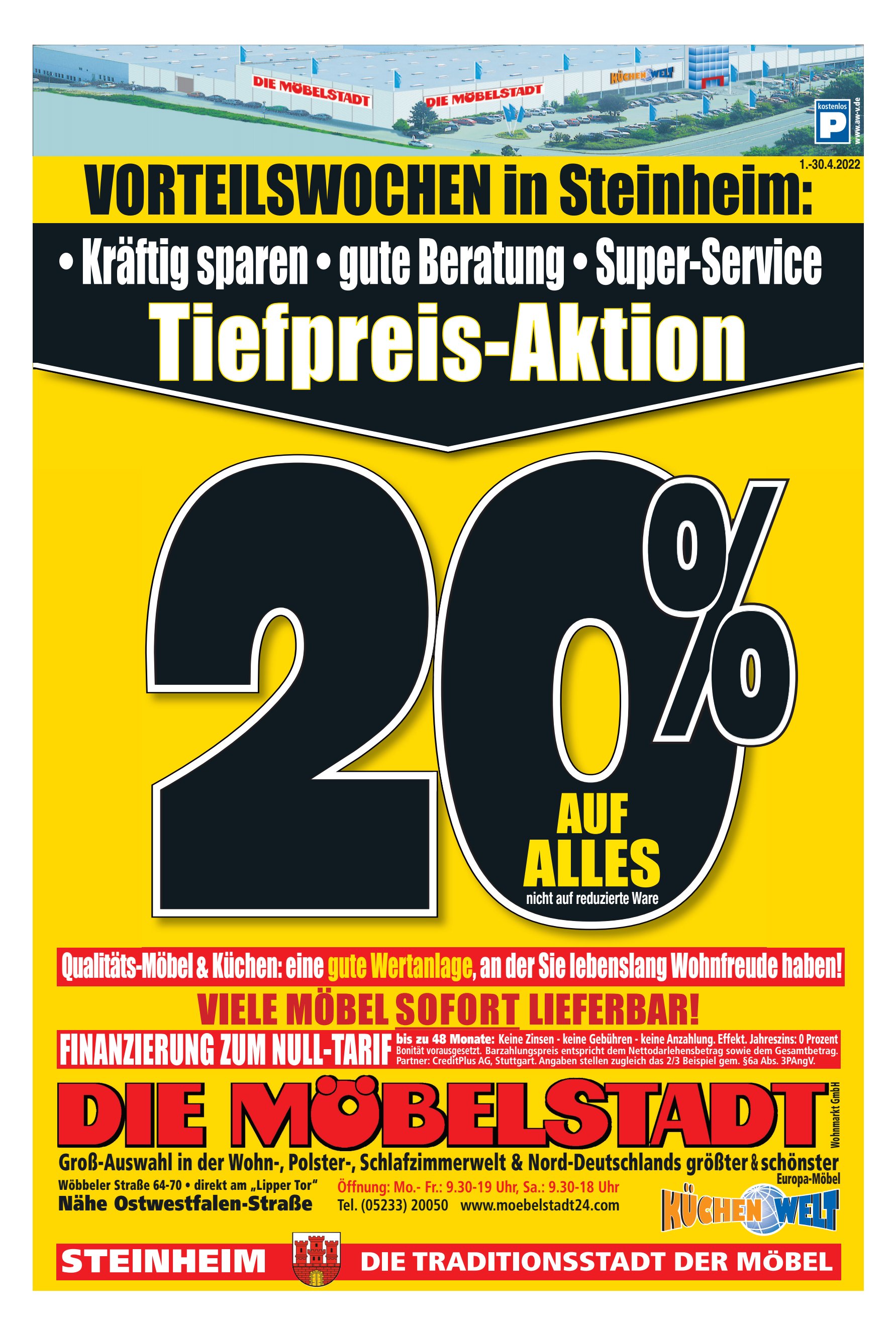 Tiefpreis-Aktion ALLES VORTEILSWOCHEN