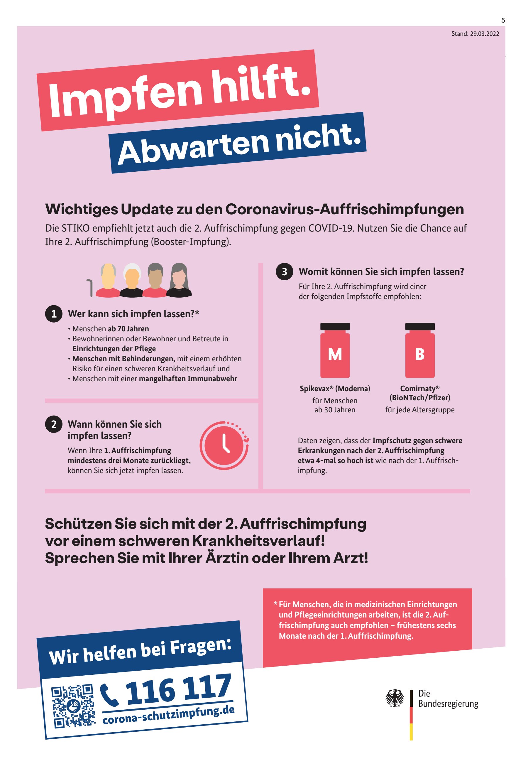 Impfen hilft Abwarten
