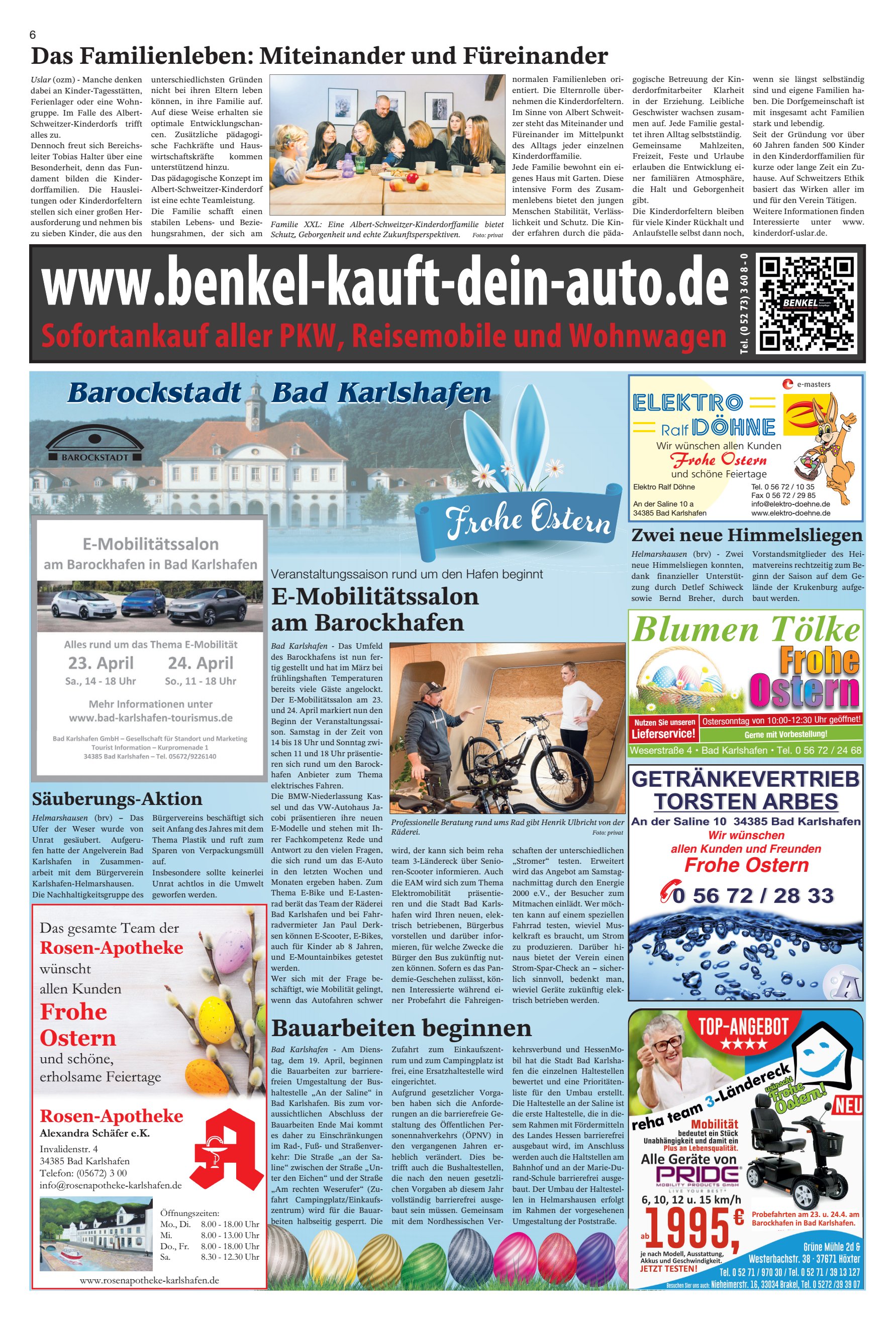 E-Mobilitätssalon Barockhafen Bauarbeiten