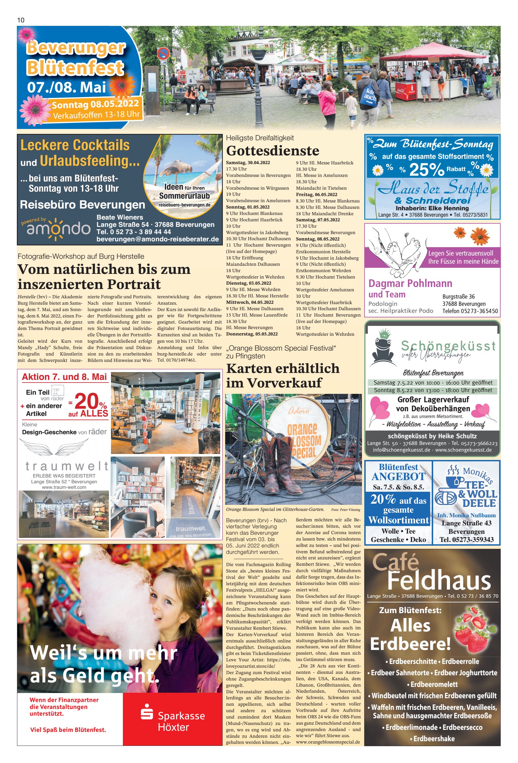 Blütenfest Alles Erdbeere