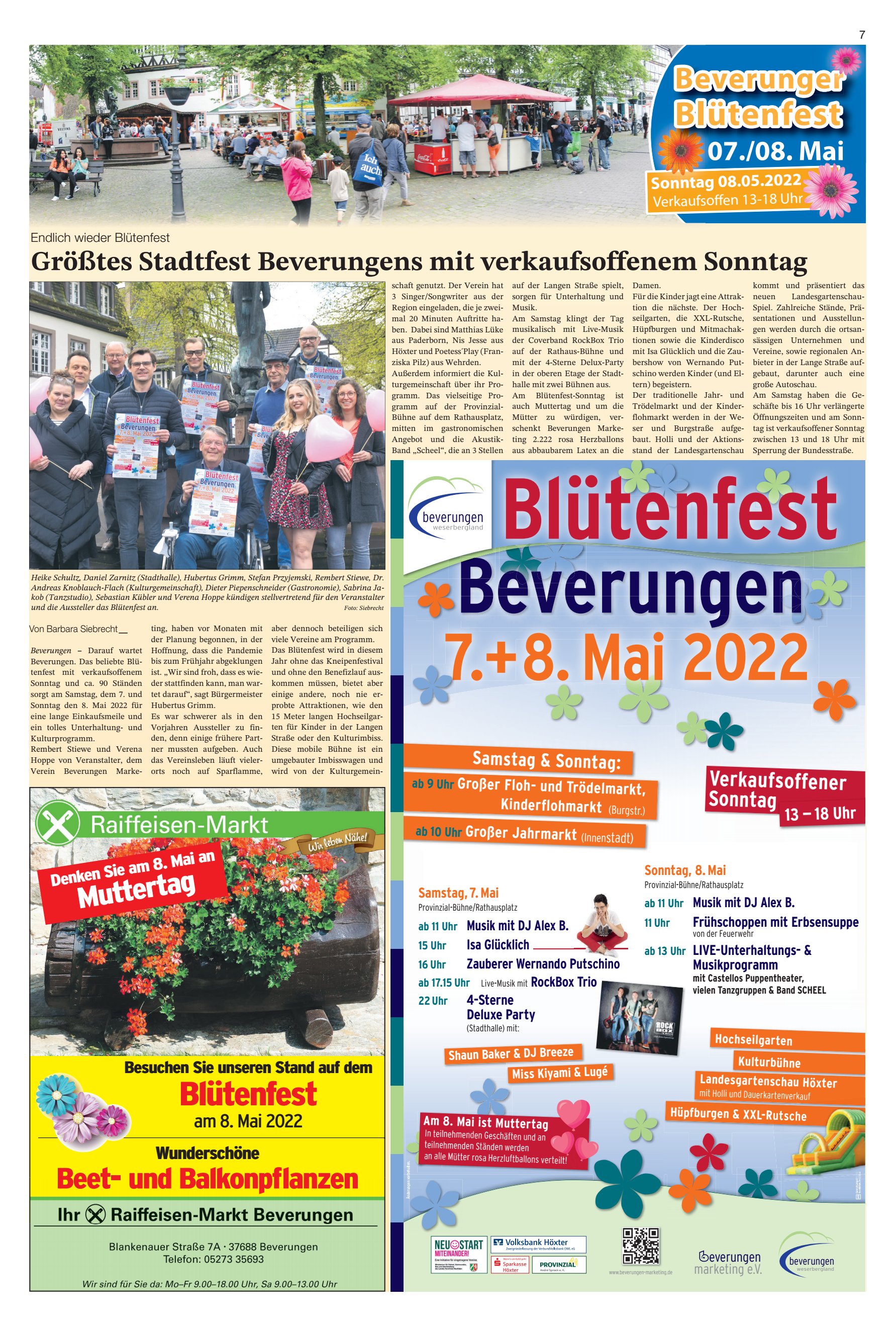 Blütenfest Beverunger Größtes