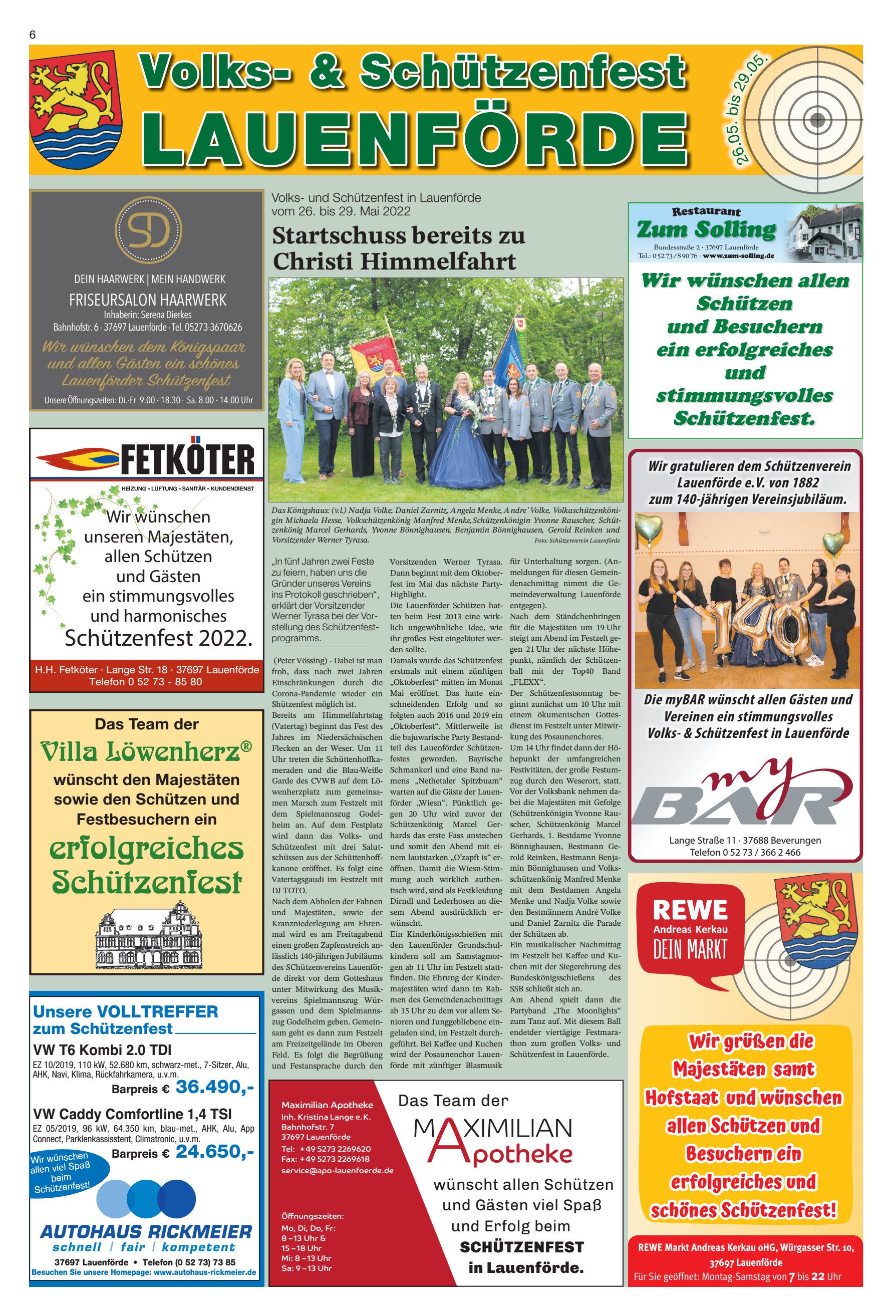 Startschuss bereits Christi