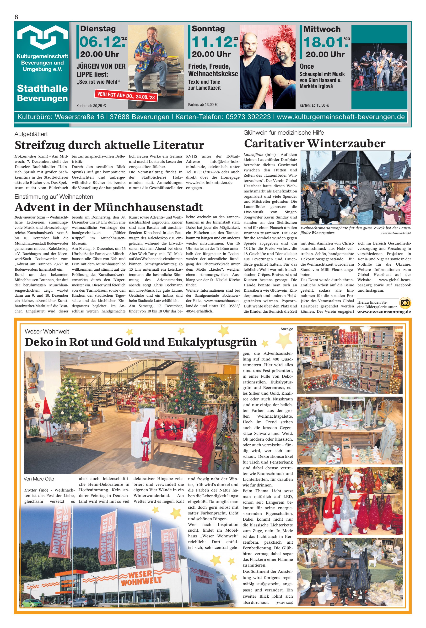 CaritativerWinterzauber Advent Münchhausenstadt