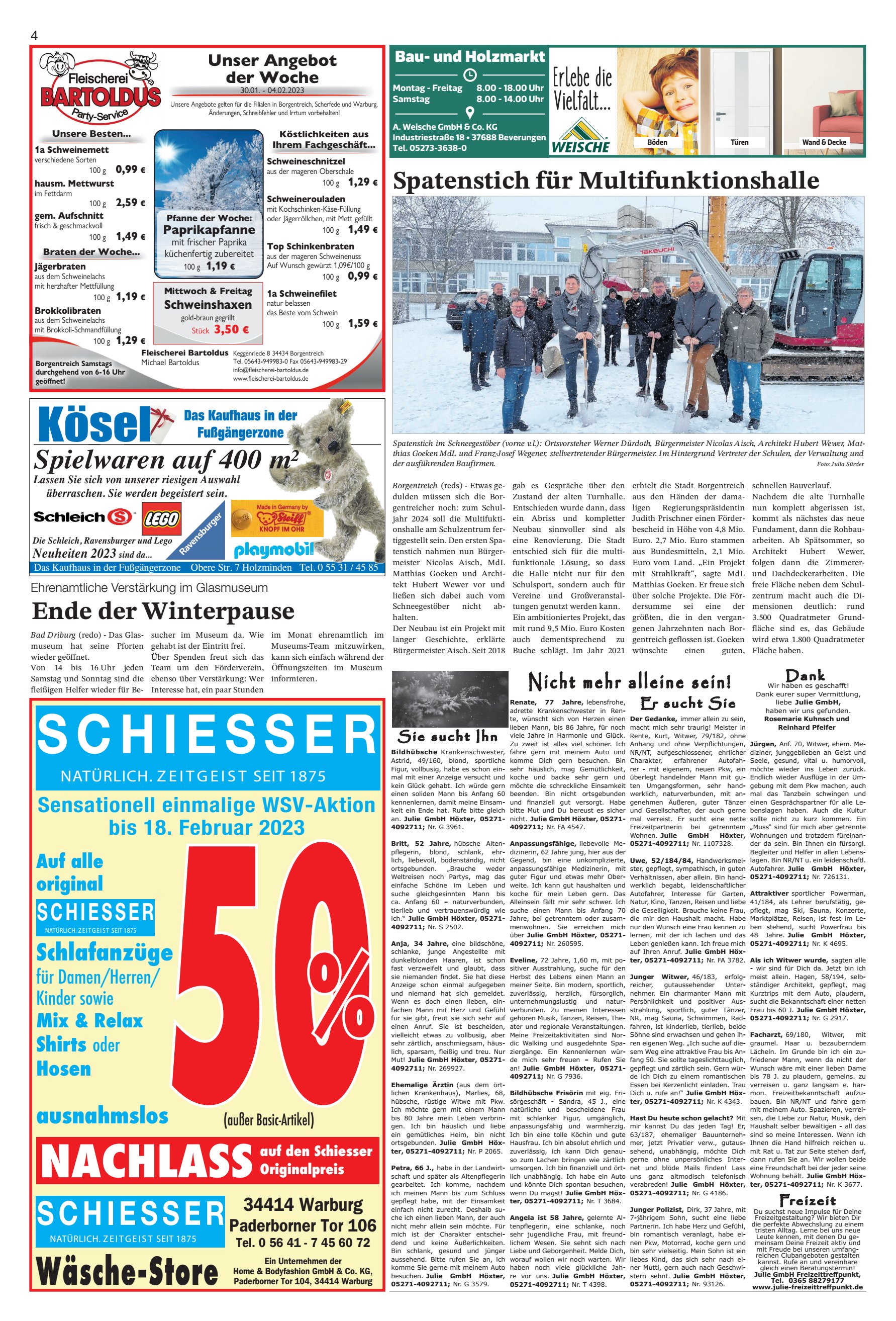 NACHLASS IESSER Spatenstich