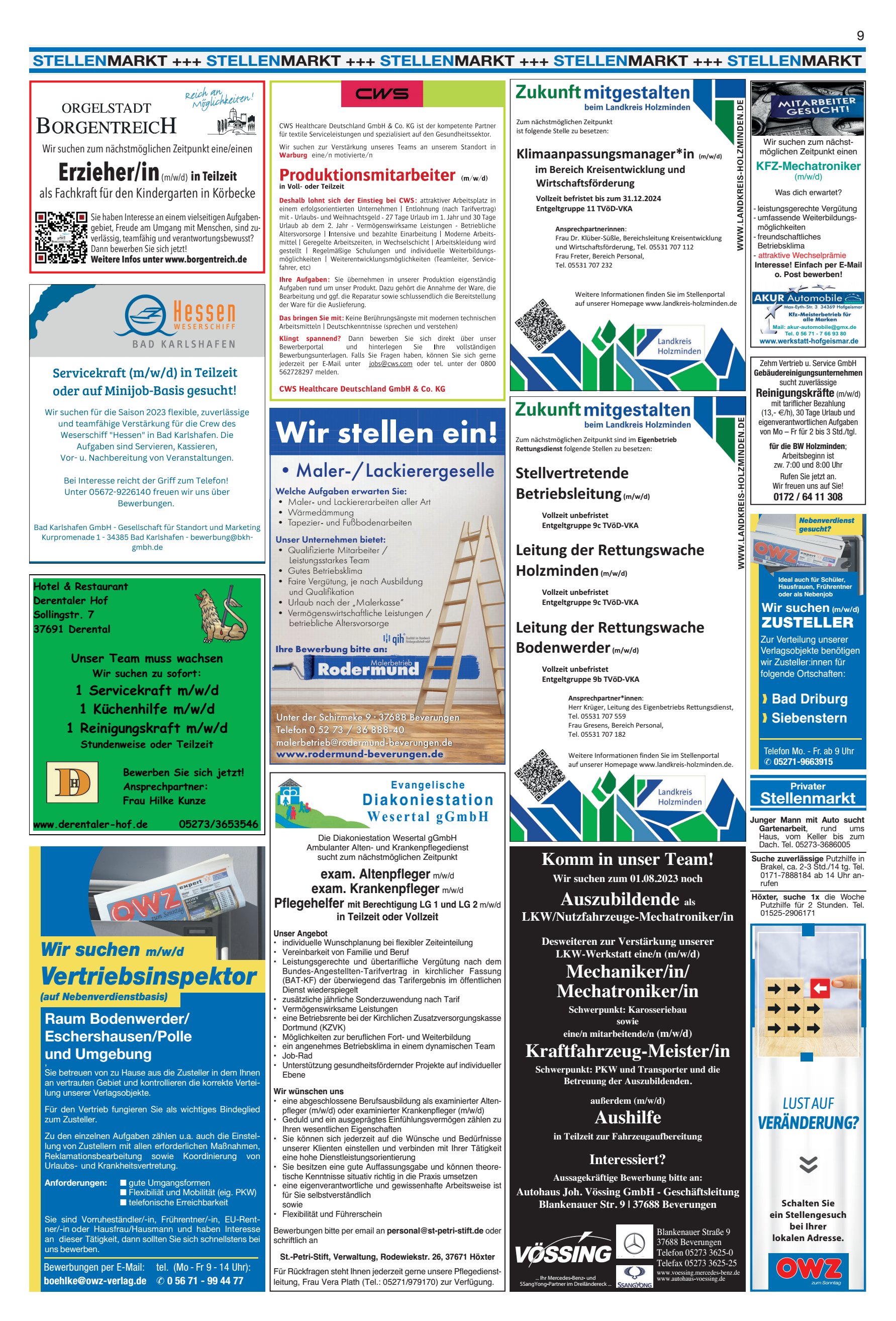 stellen Erzieherin Auszubildende