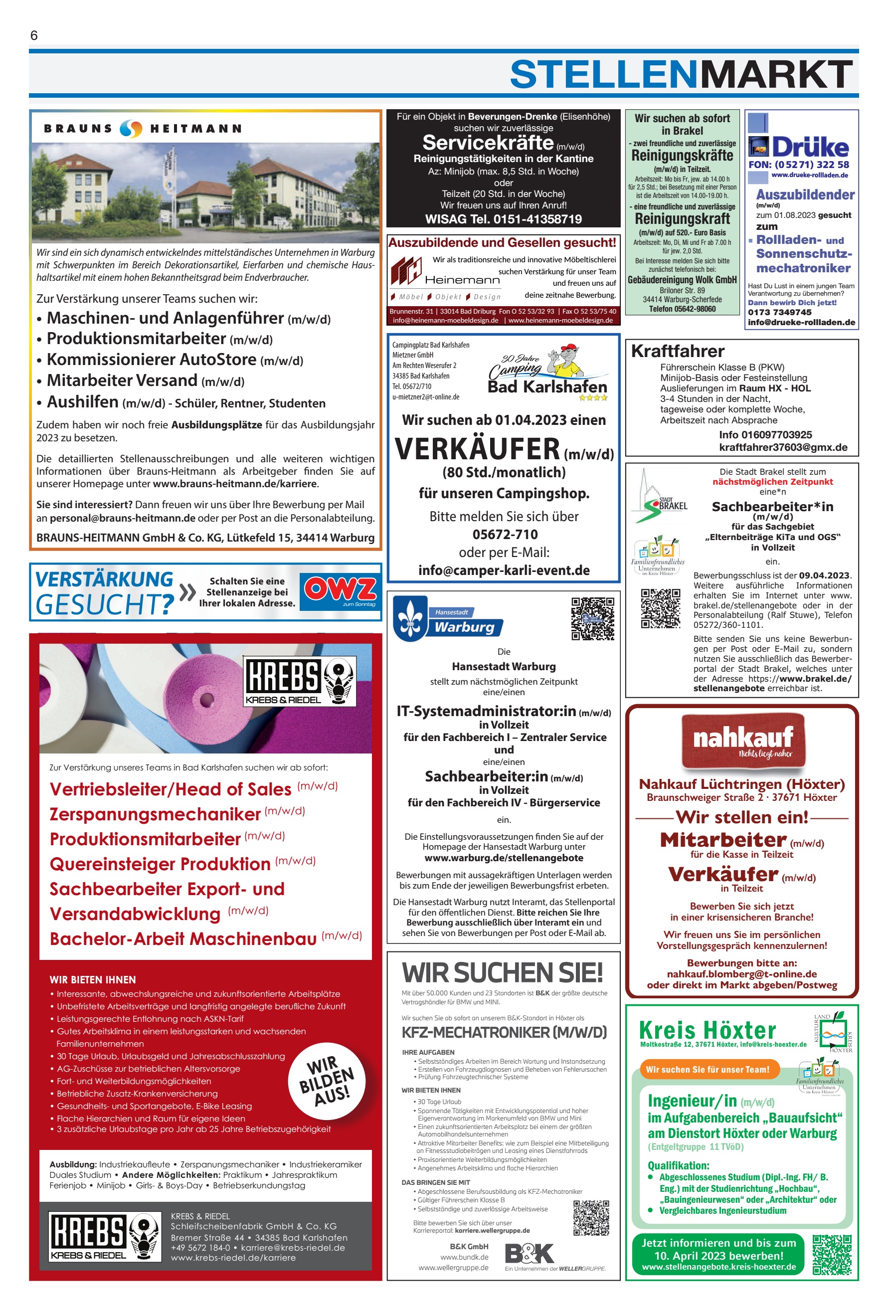 STELLENMARKT VERKÄUFER SUCHEN