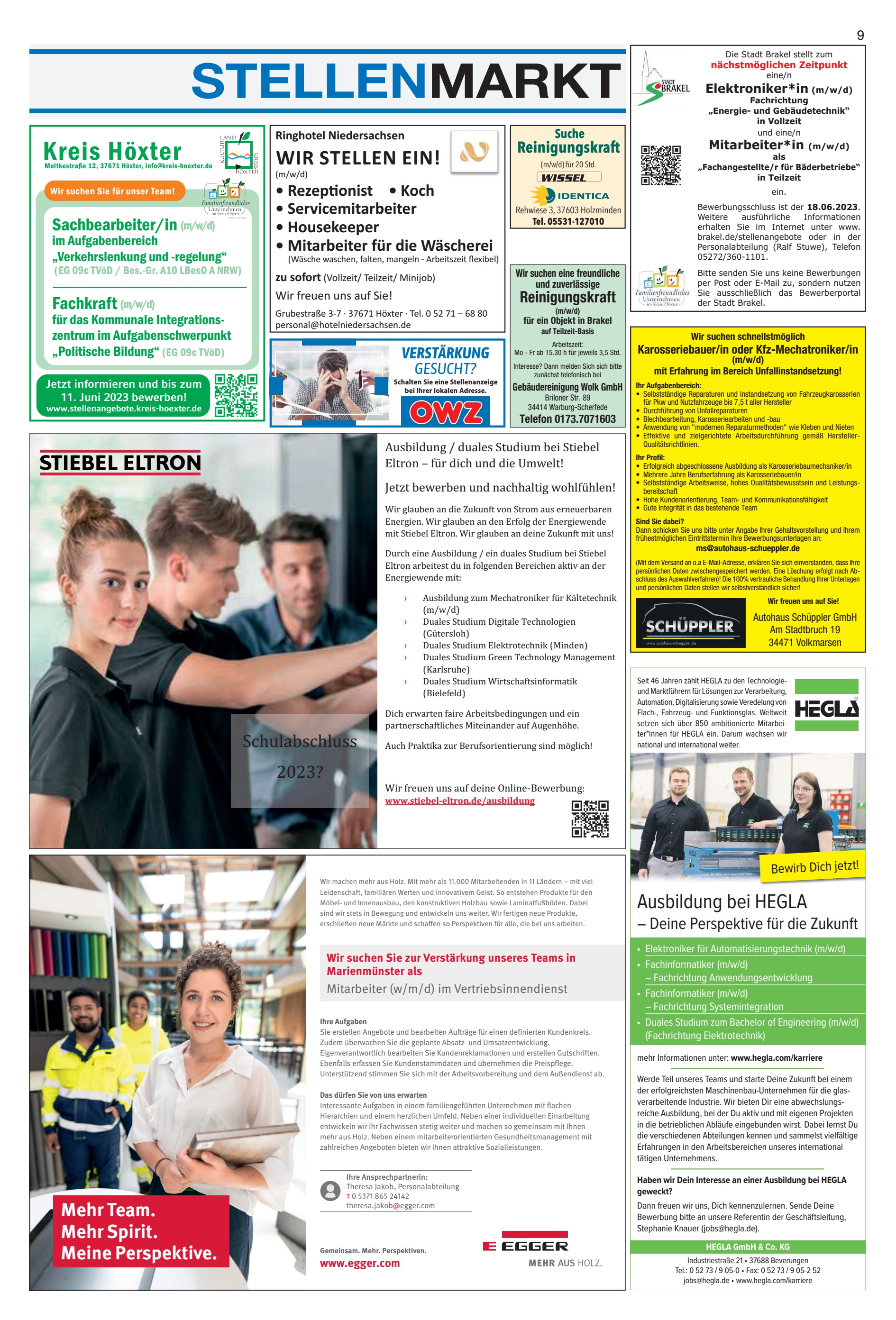 STELLENMARKT STELLEN Mehr