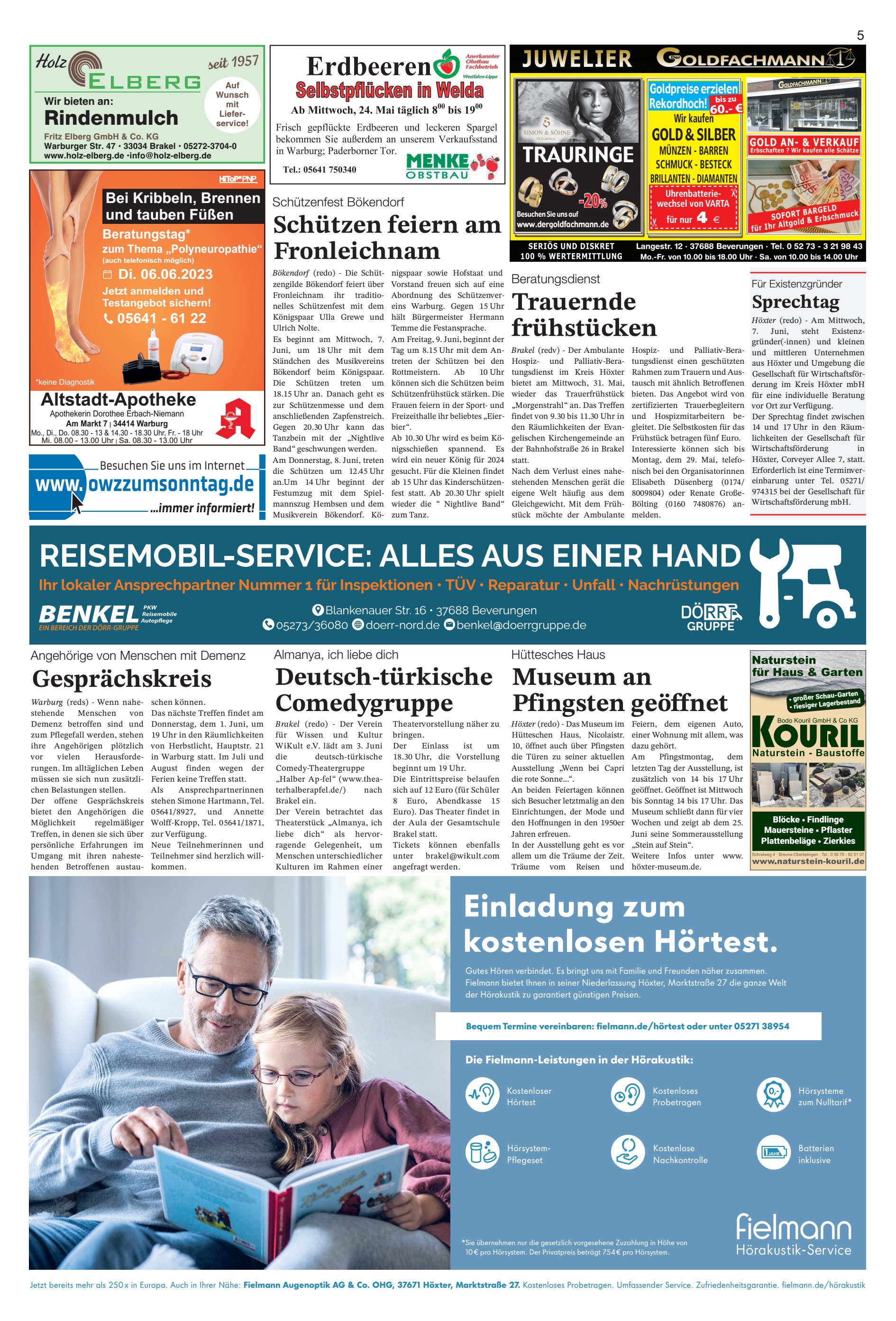 Einladung kostenlosen Hörtest