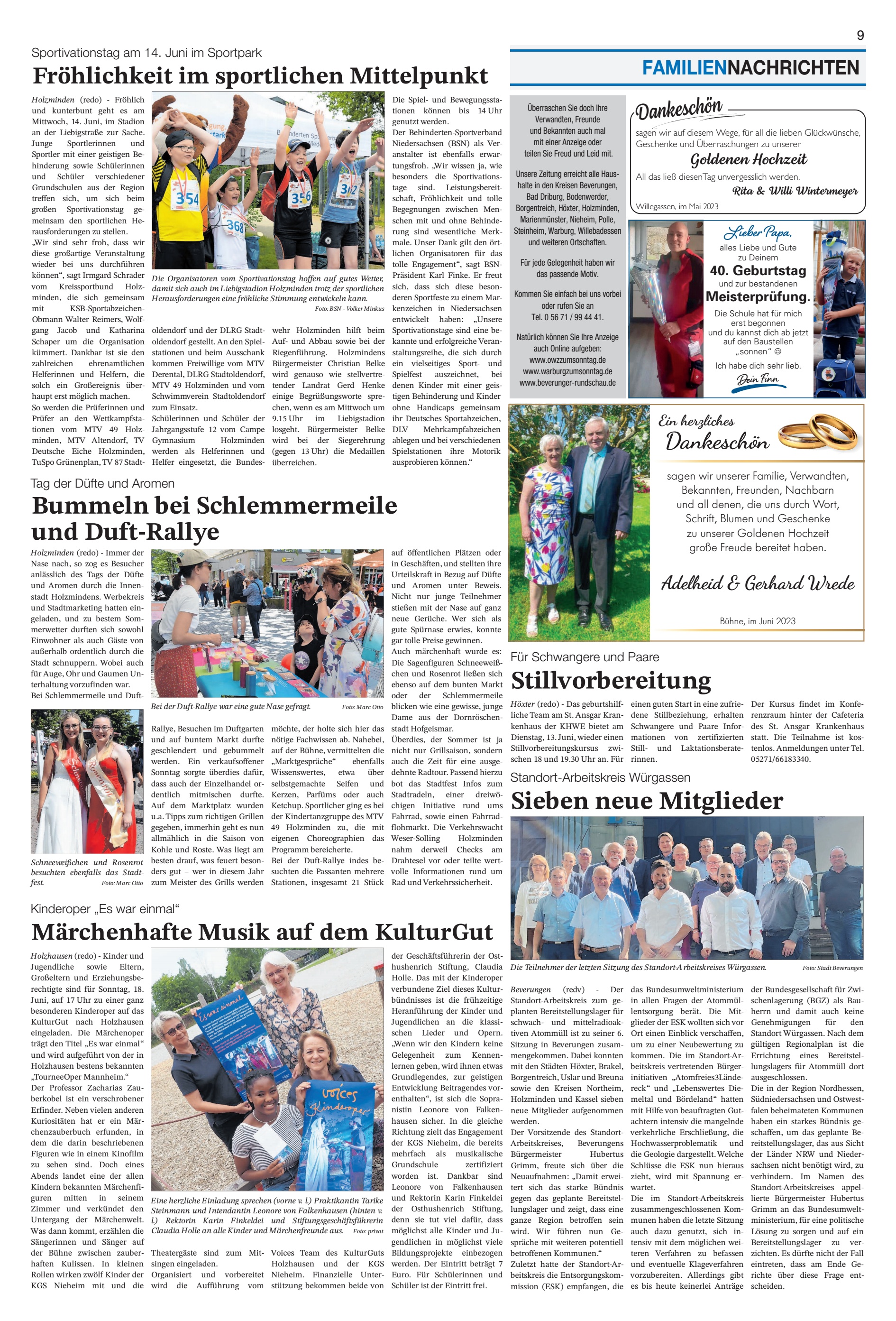 Bummeln Schlemmermeile Duft-Rallye
