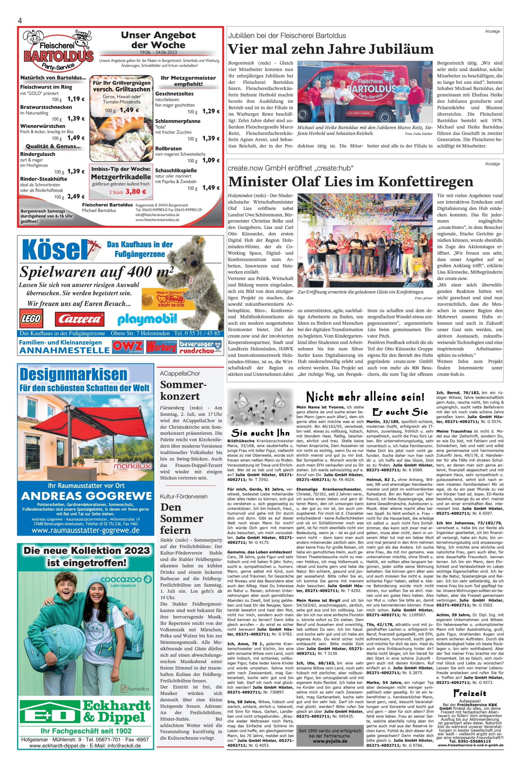 Vier zehn Jahre