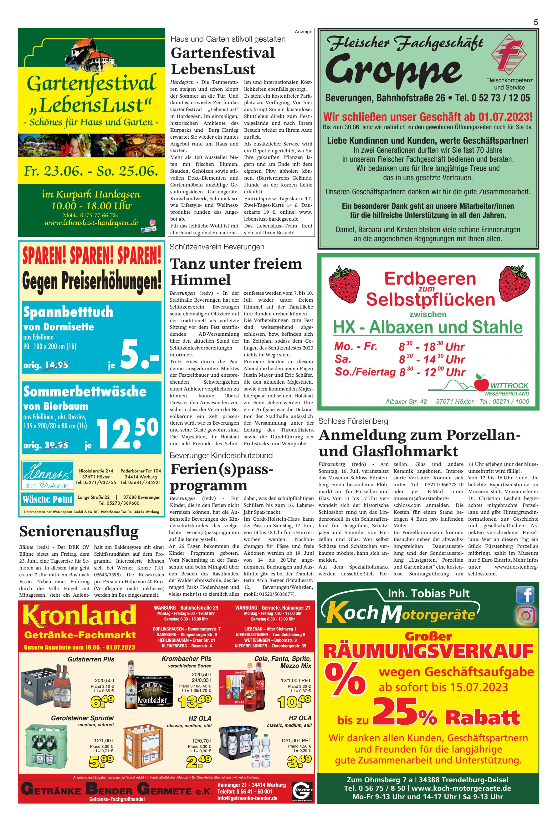 Seniorenausflug Ferienspass- programm