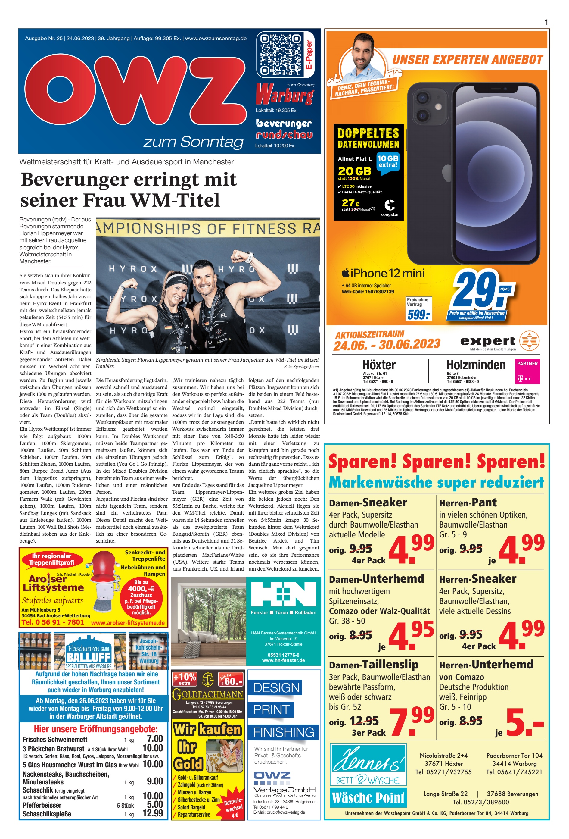 Sparen Beverunger erringt