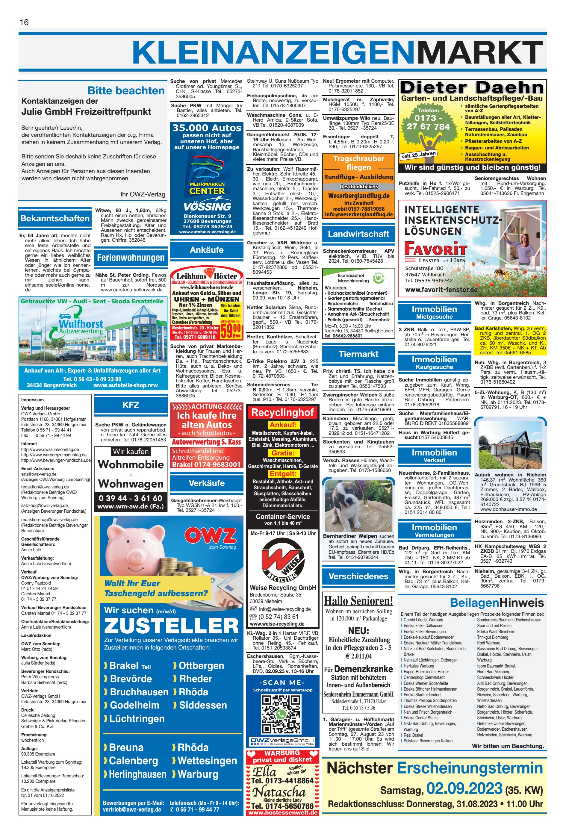 KLEINANZEIGENMARKT kaufe Ihre