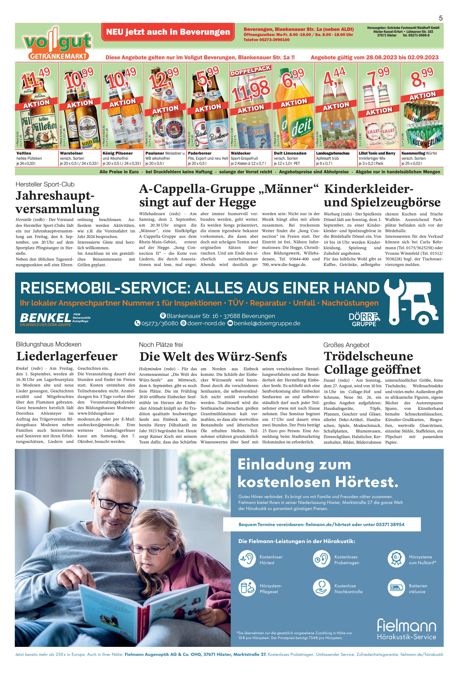 Einladung kostenlosen Hörtest