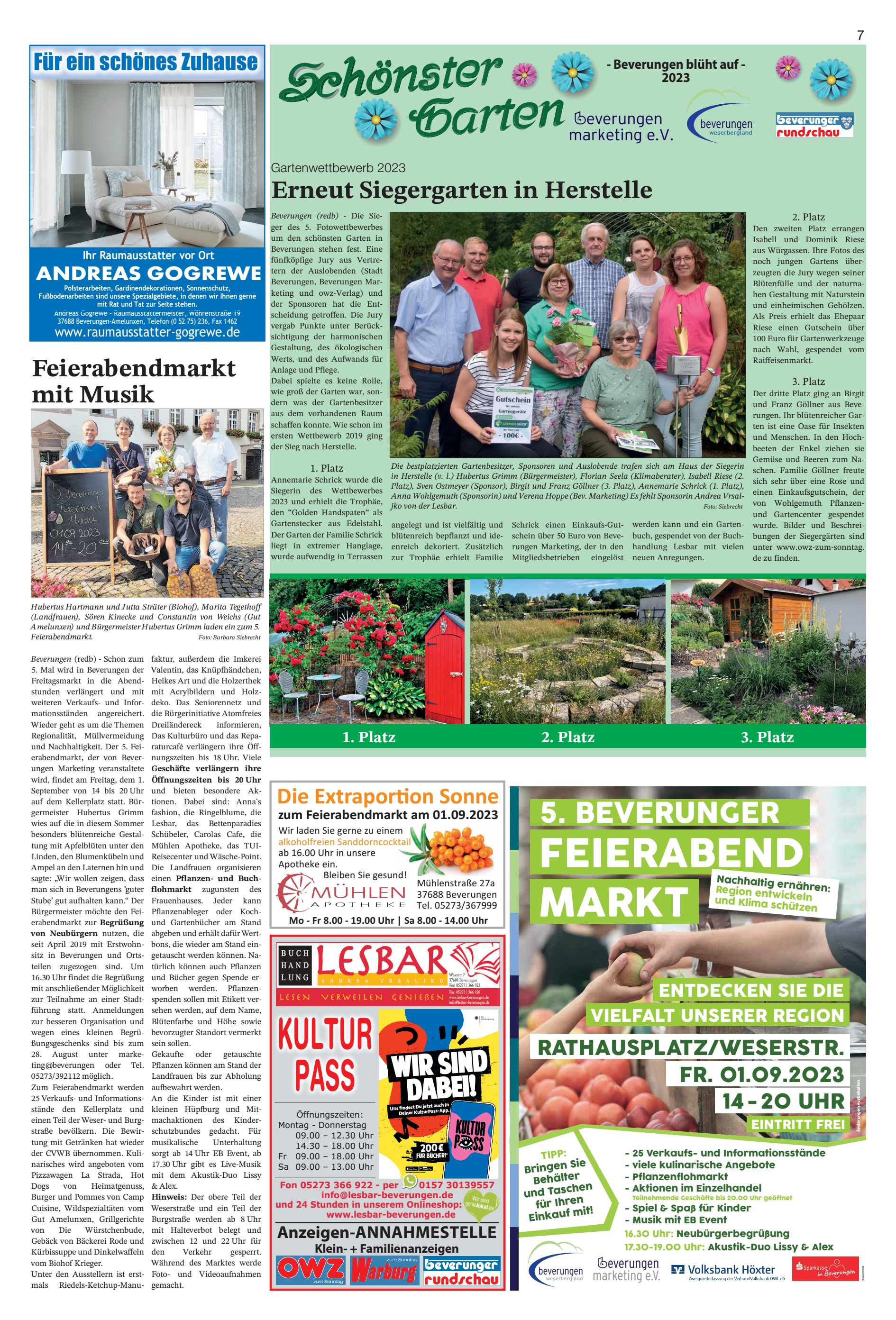 Feierabendmarkt Musik Erneut