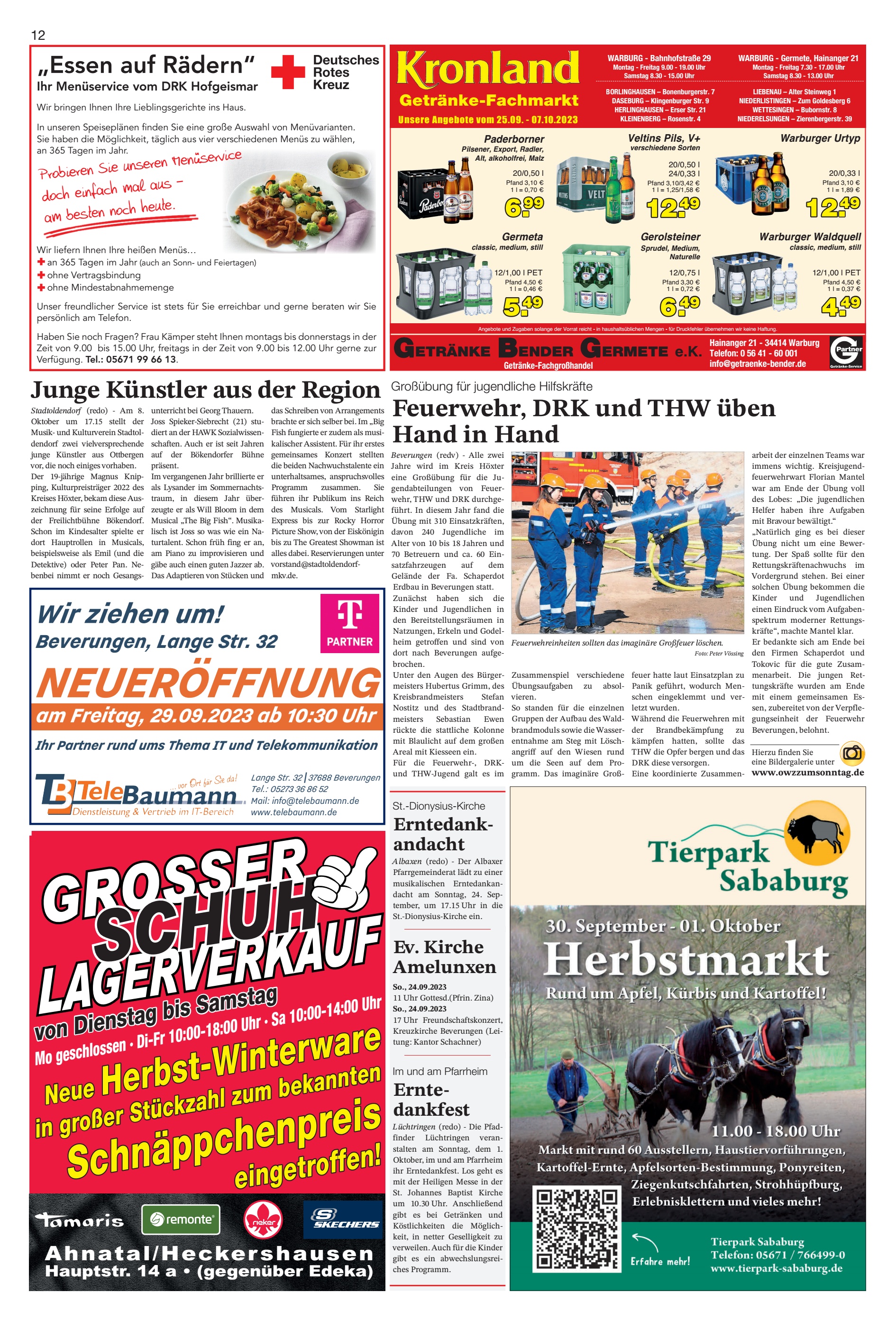 Feuerwehr THWüben Hand