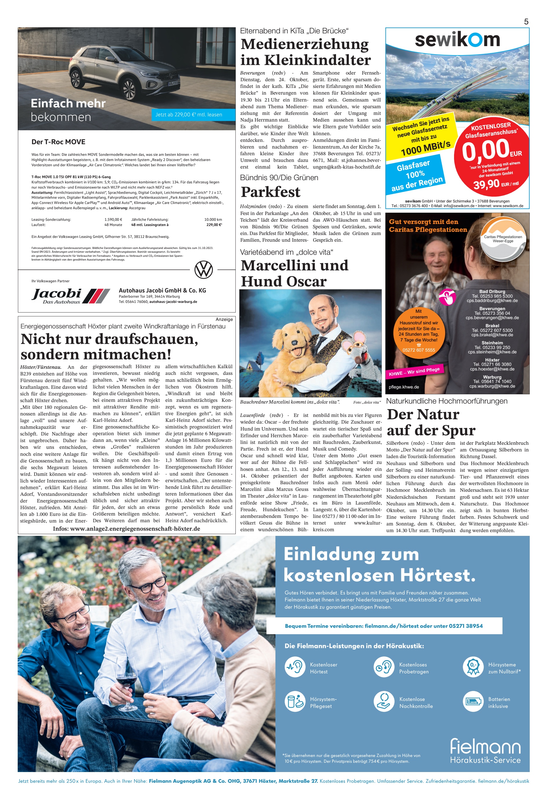 Einladung kostenlosen Hörtest