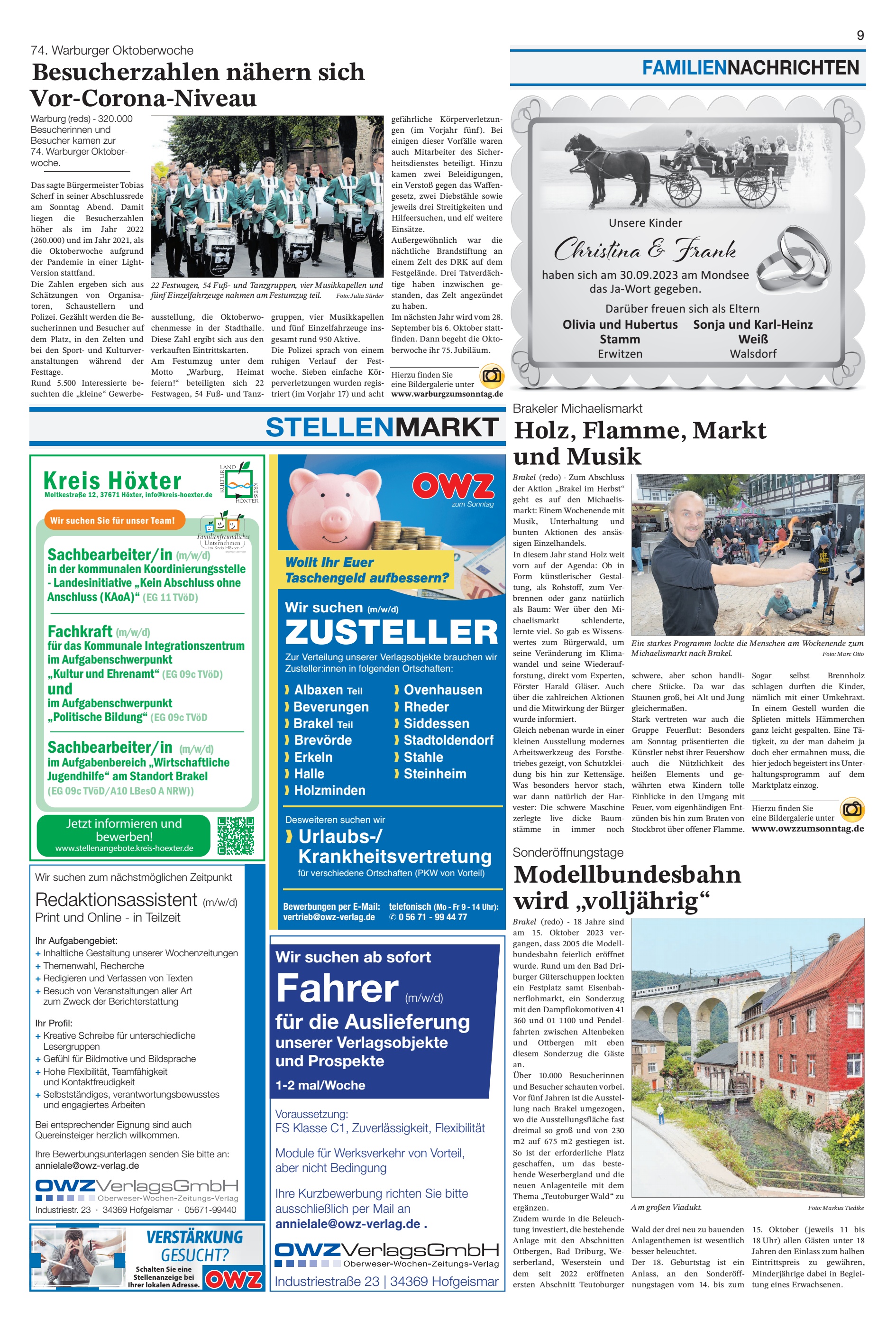 STELLENMARKT Holz Flamme