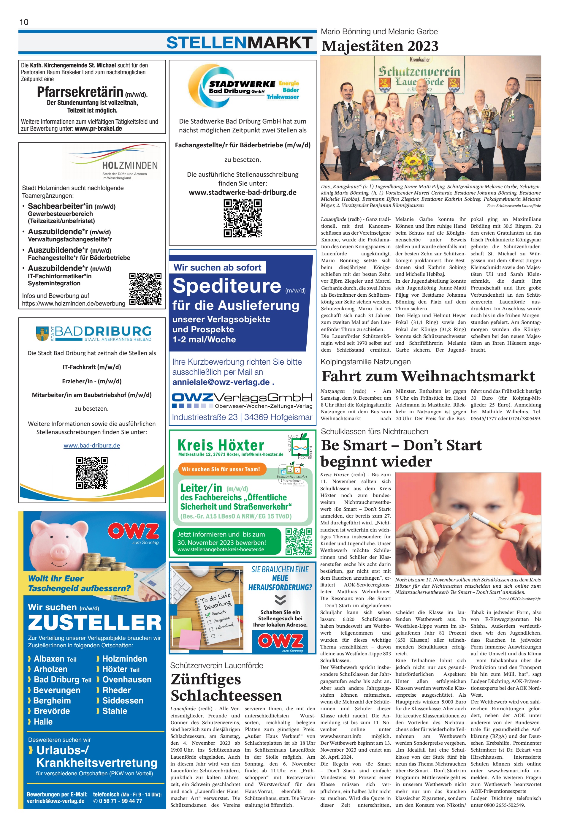 STELLENMARKT Smart Dont