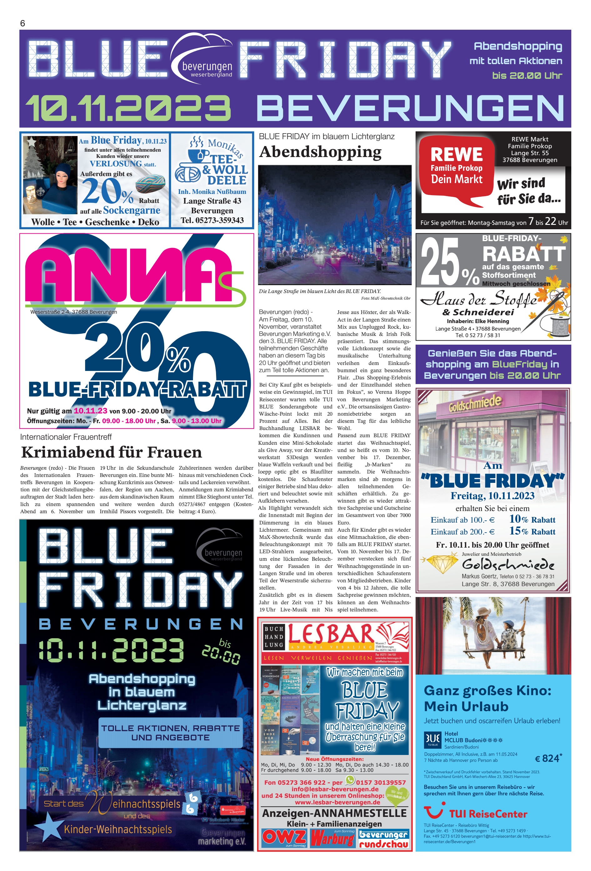 BEVERUNGEN BLUE FRIDAY