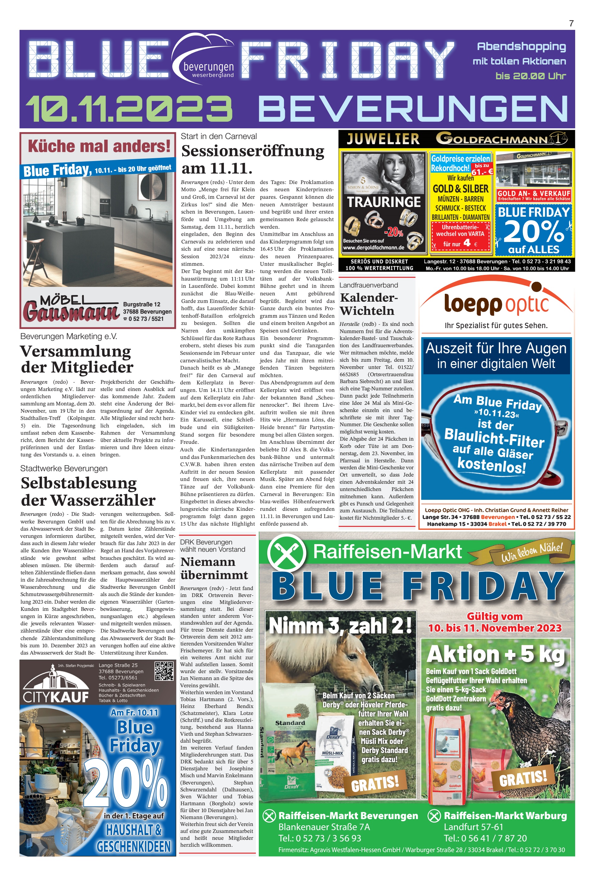 BEVERUNGEN BLUE FRIDAY