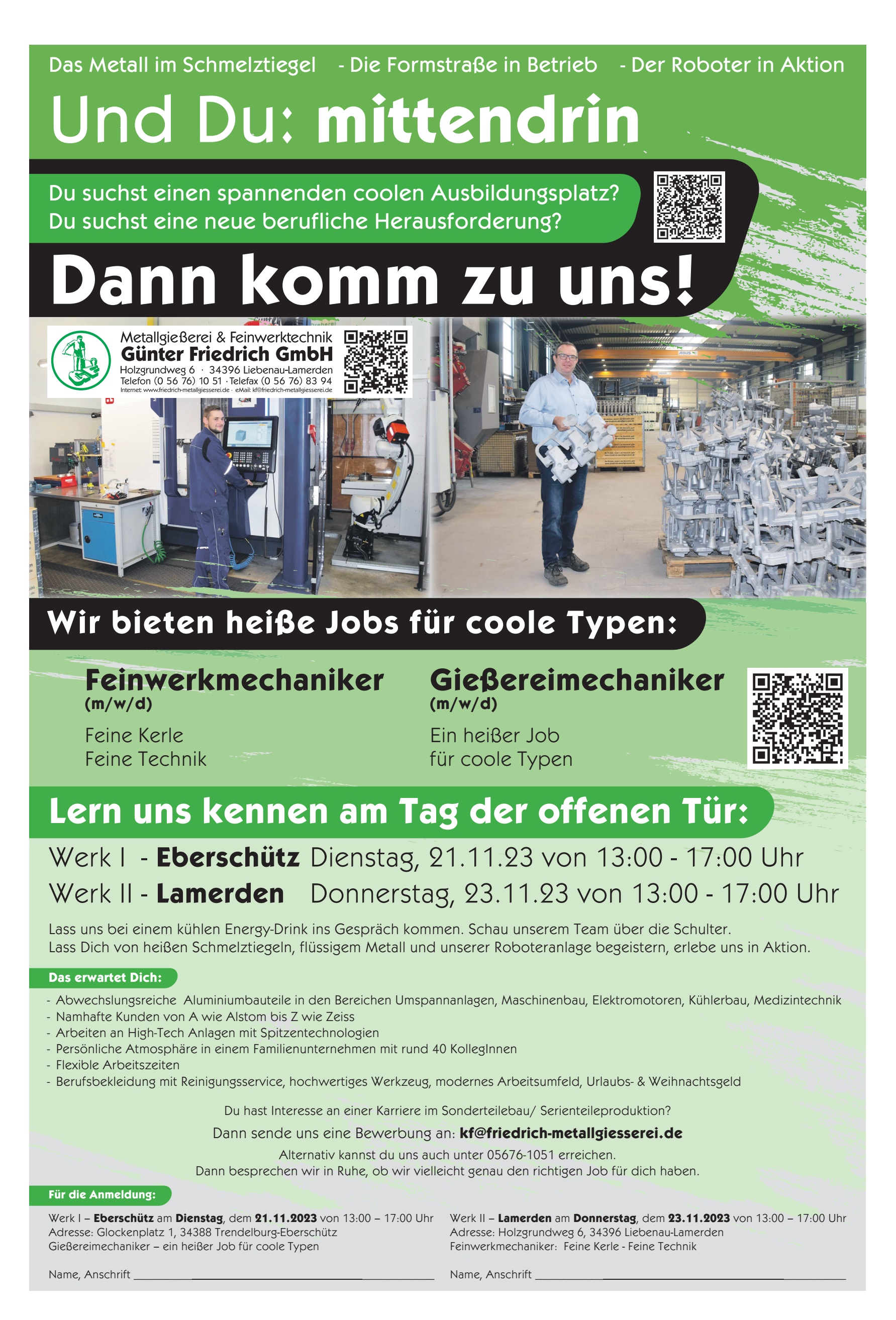 Dann komm mittendrin