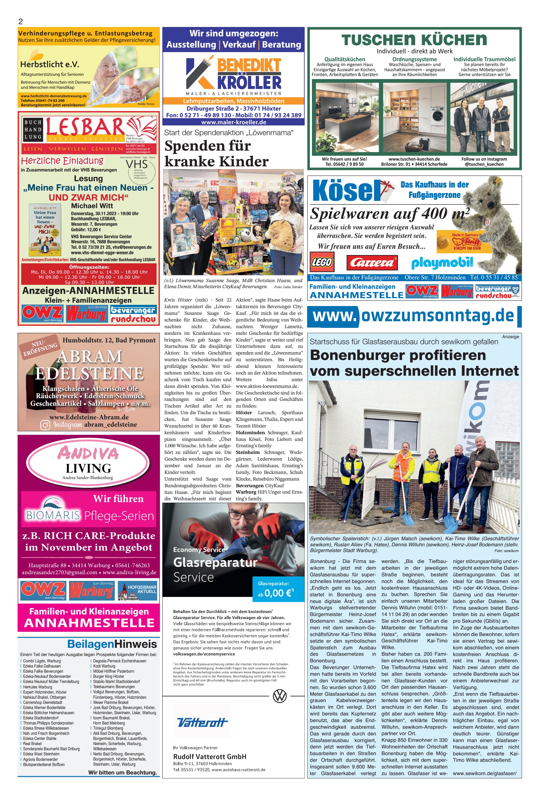 ANNAHMESTELLE Spenden kranke