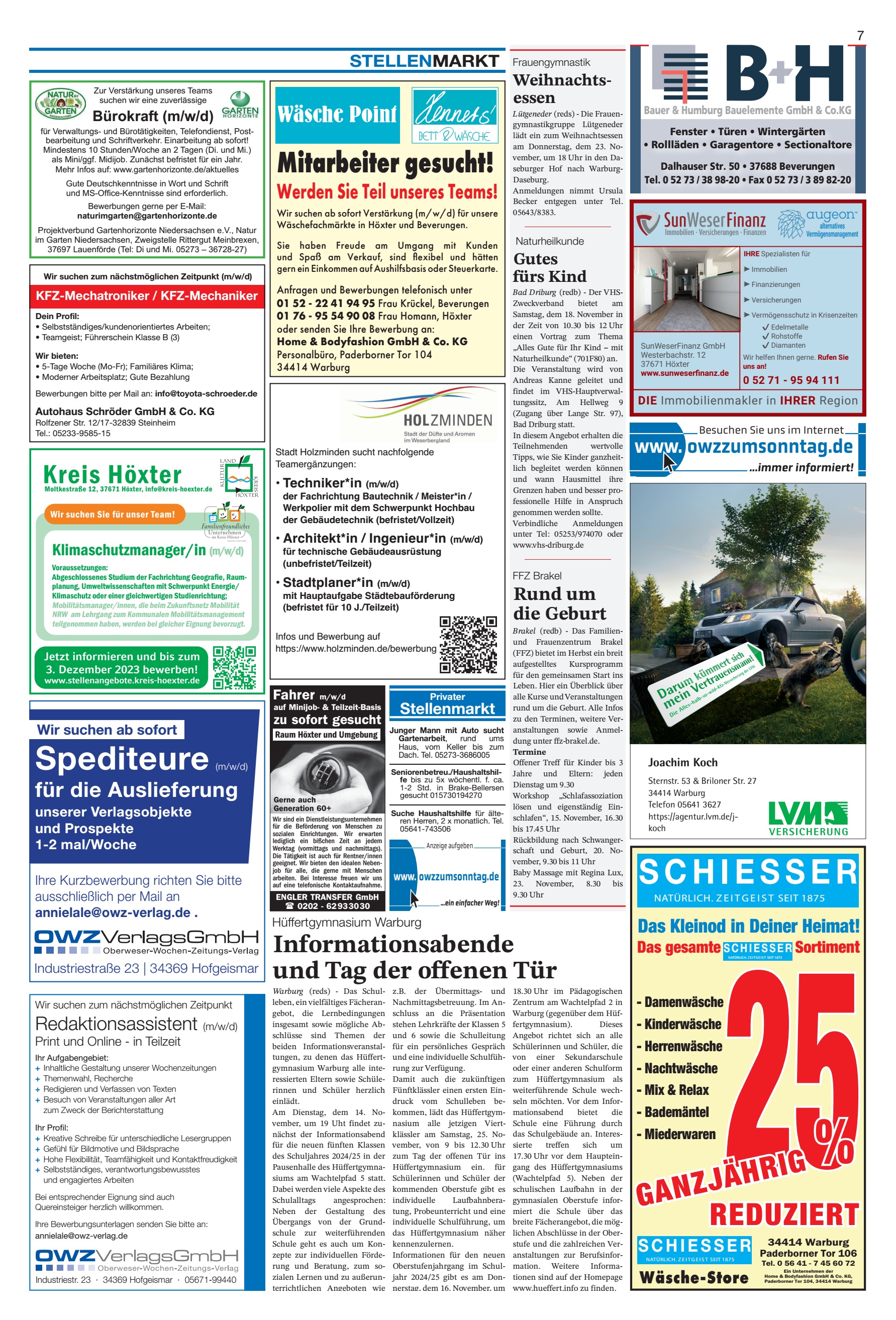 IESSER Informationsabende offenen
