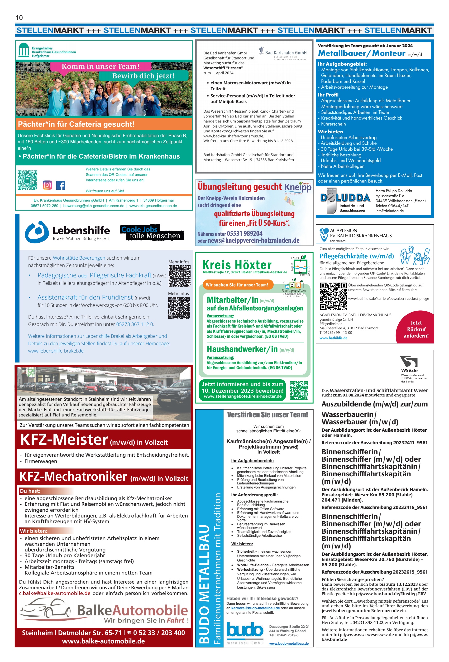 KFZ-Meister KFZ-Mechatroniker MetallbauerMonteur