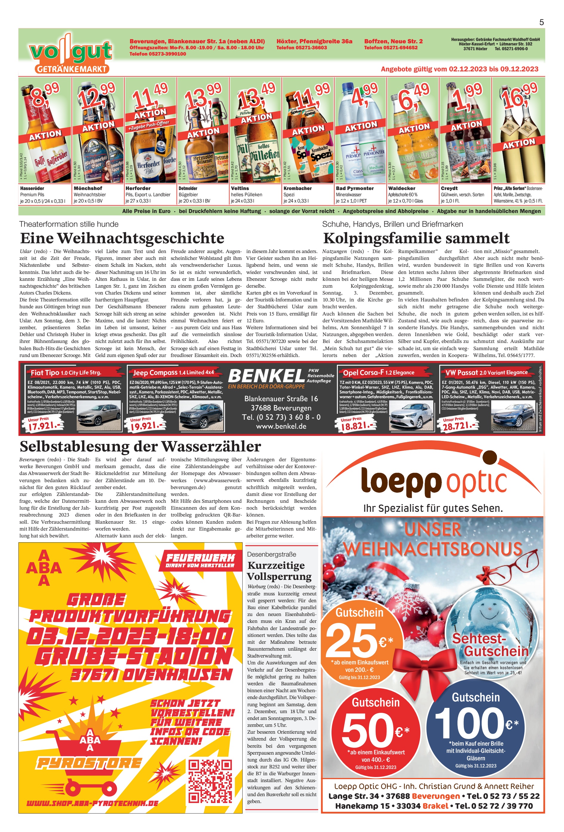 Selbstablesung derWasserzähler EineWeihnachtsgeschichte