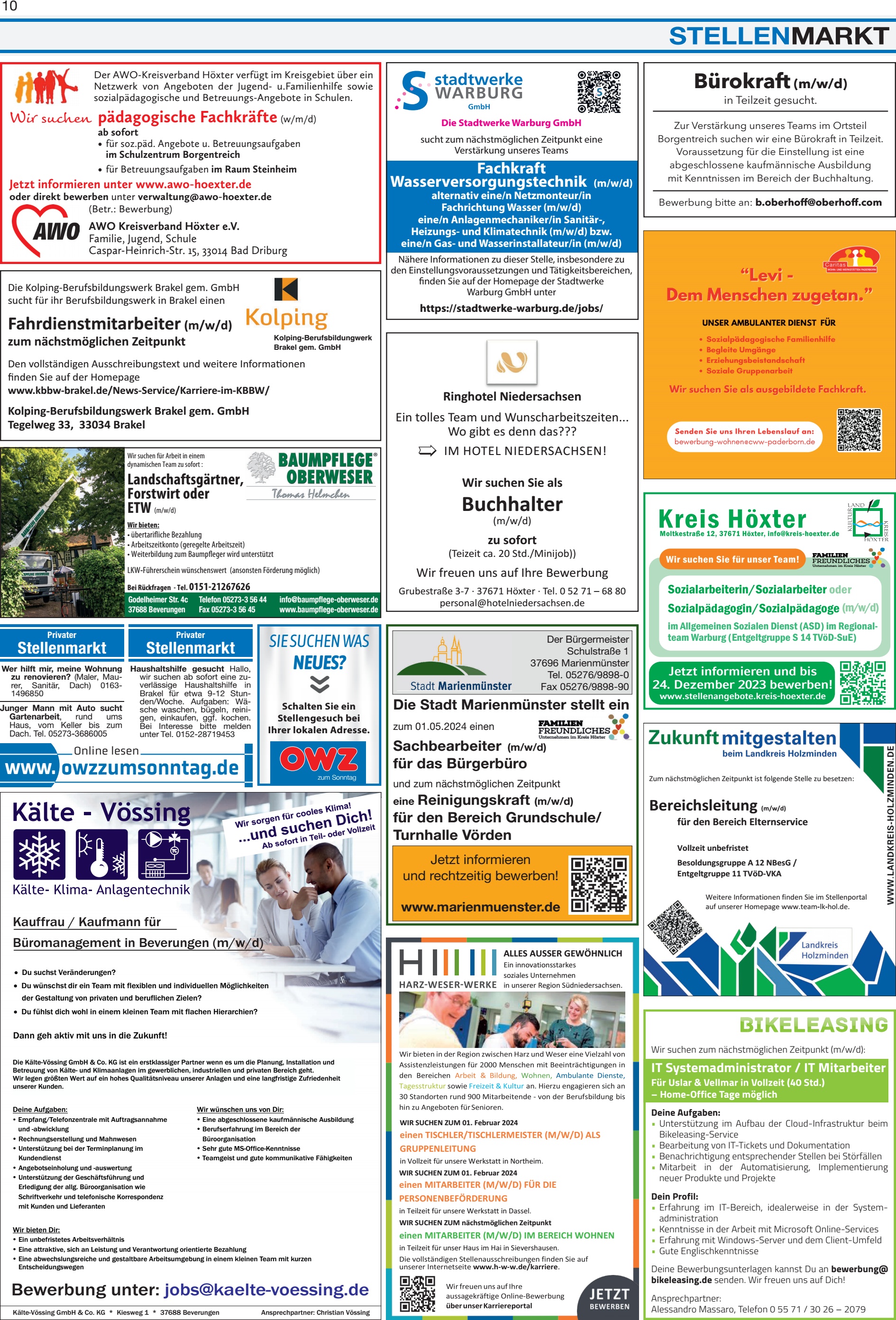 STELLENMARKT Buchhalter Bürokraft