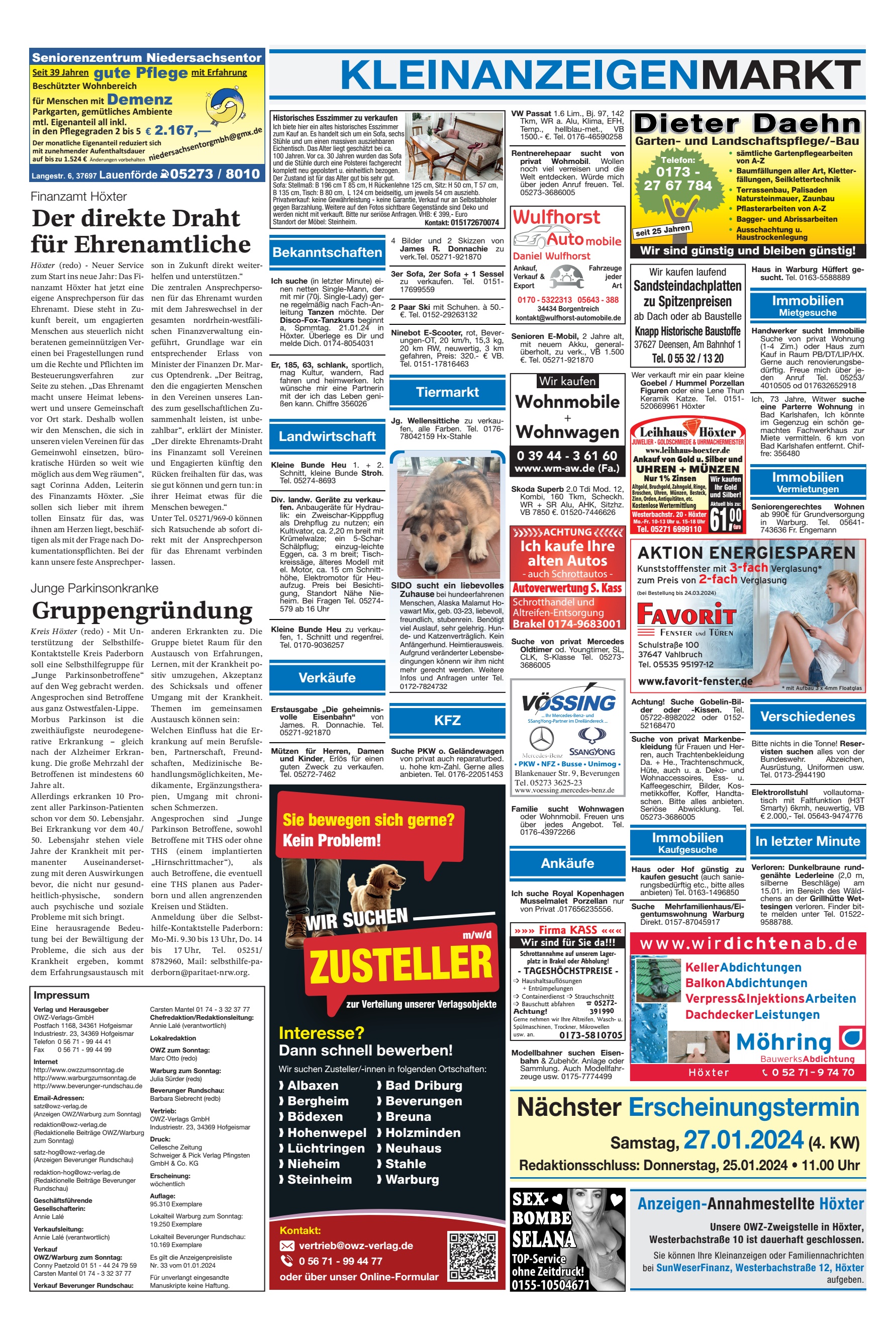 KLEINANZEIGENMARKT Gruppengründung direkte