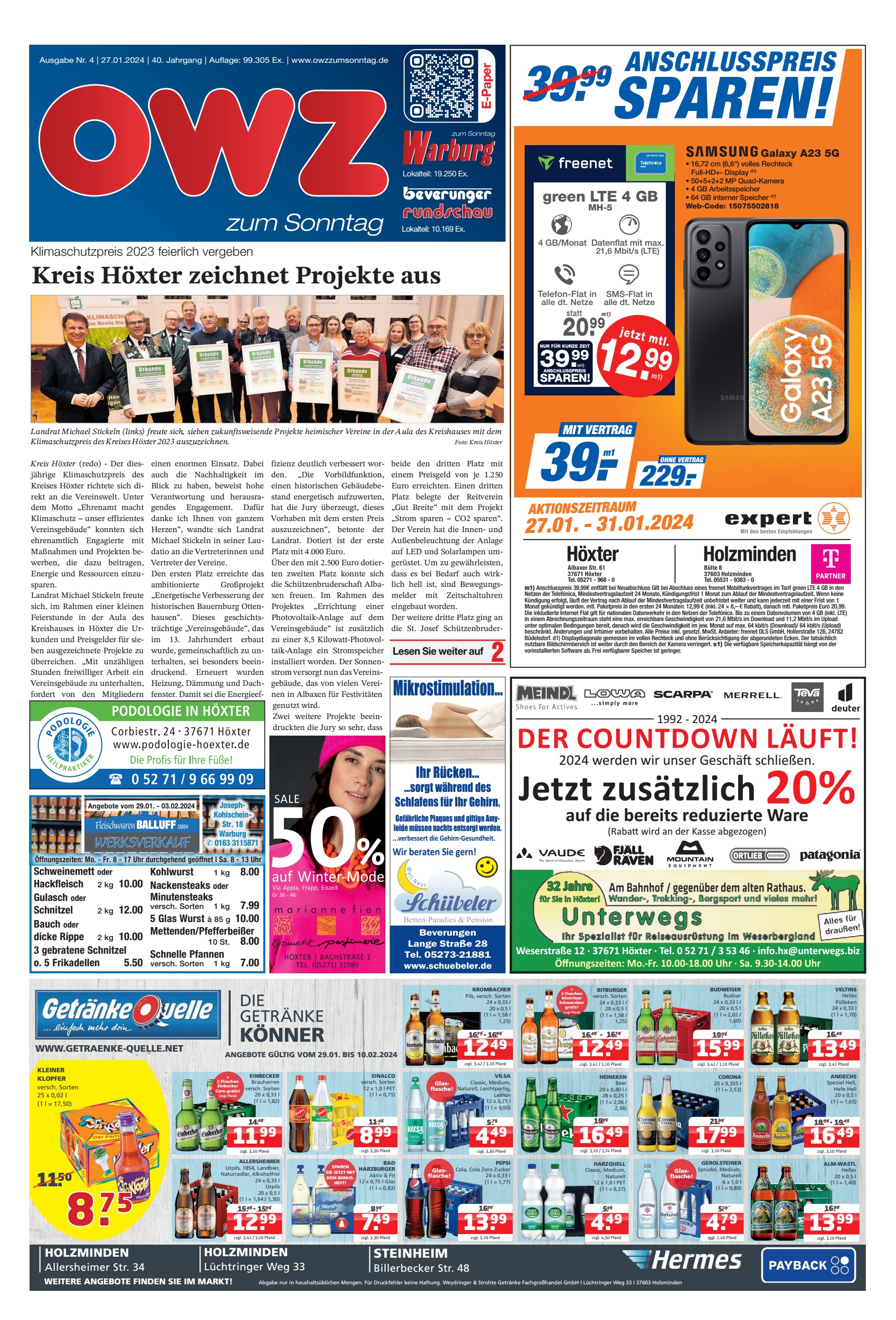 Jetzt zusätzlich COUNTDOWN