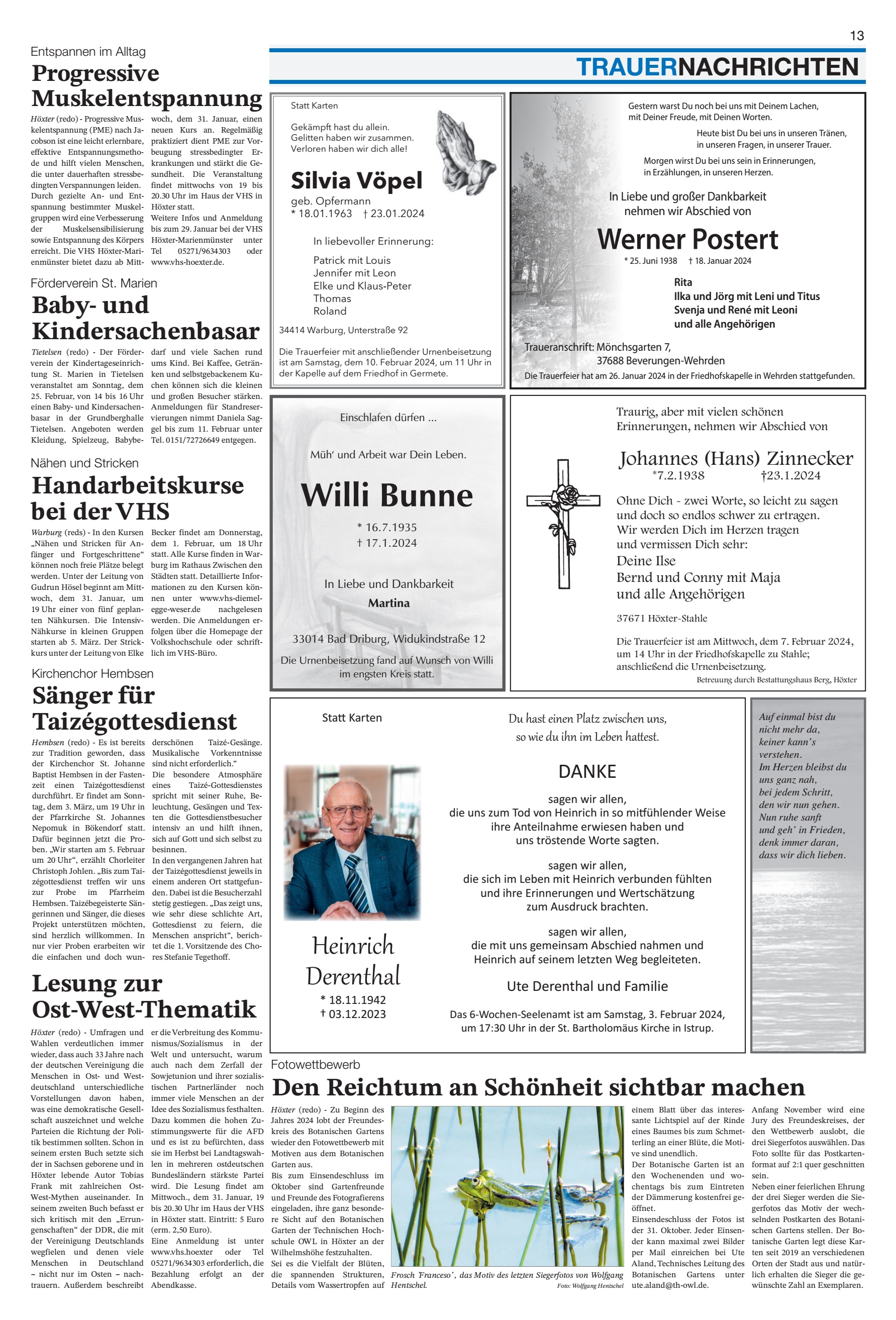Willi Bunne Sänger
