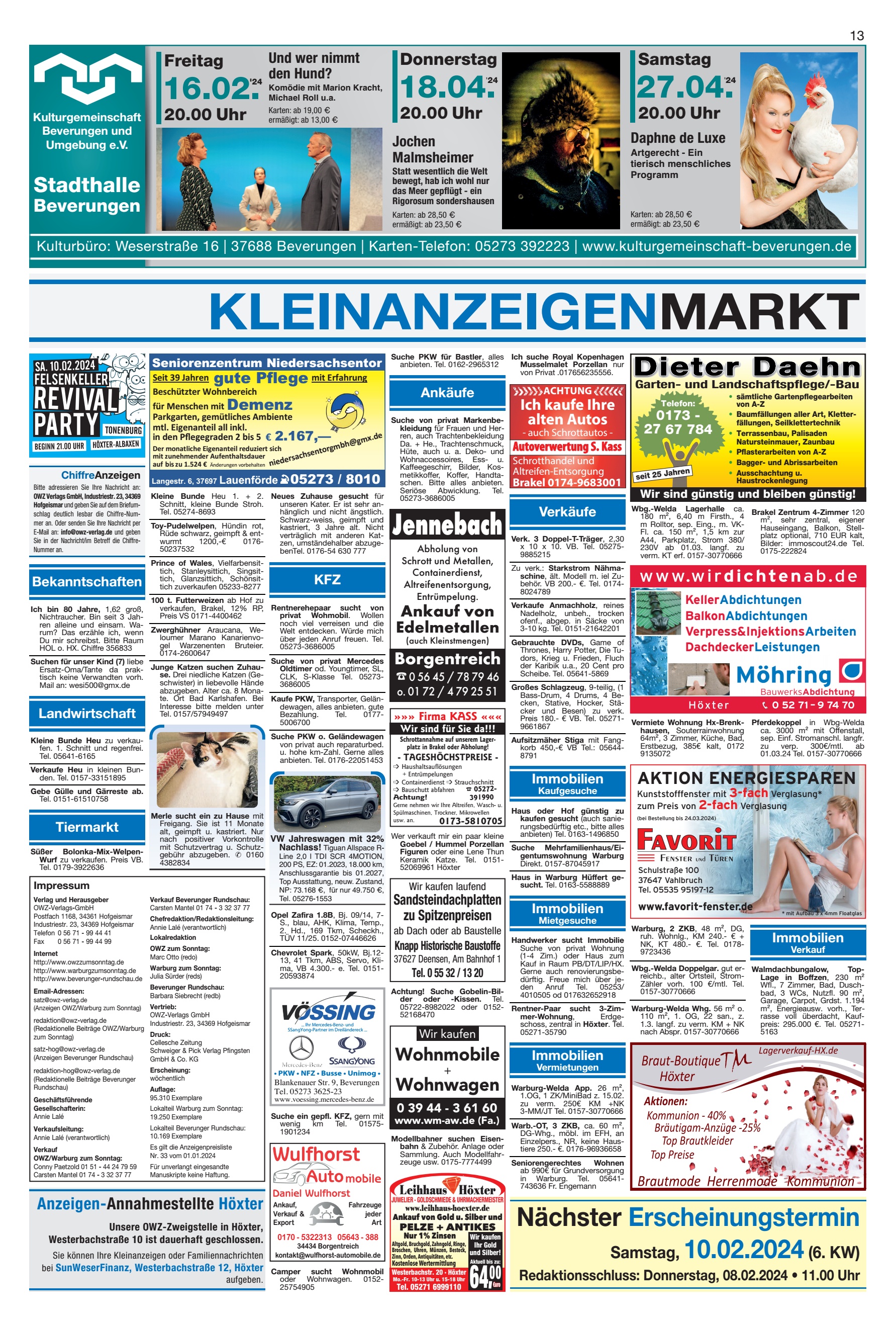 KLEINANZEIGENMARKT Jennebach Borgentreich