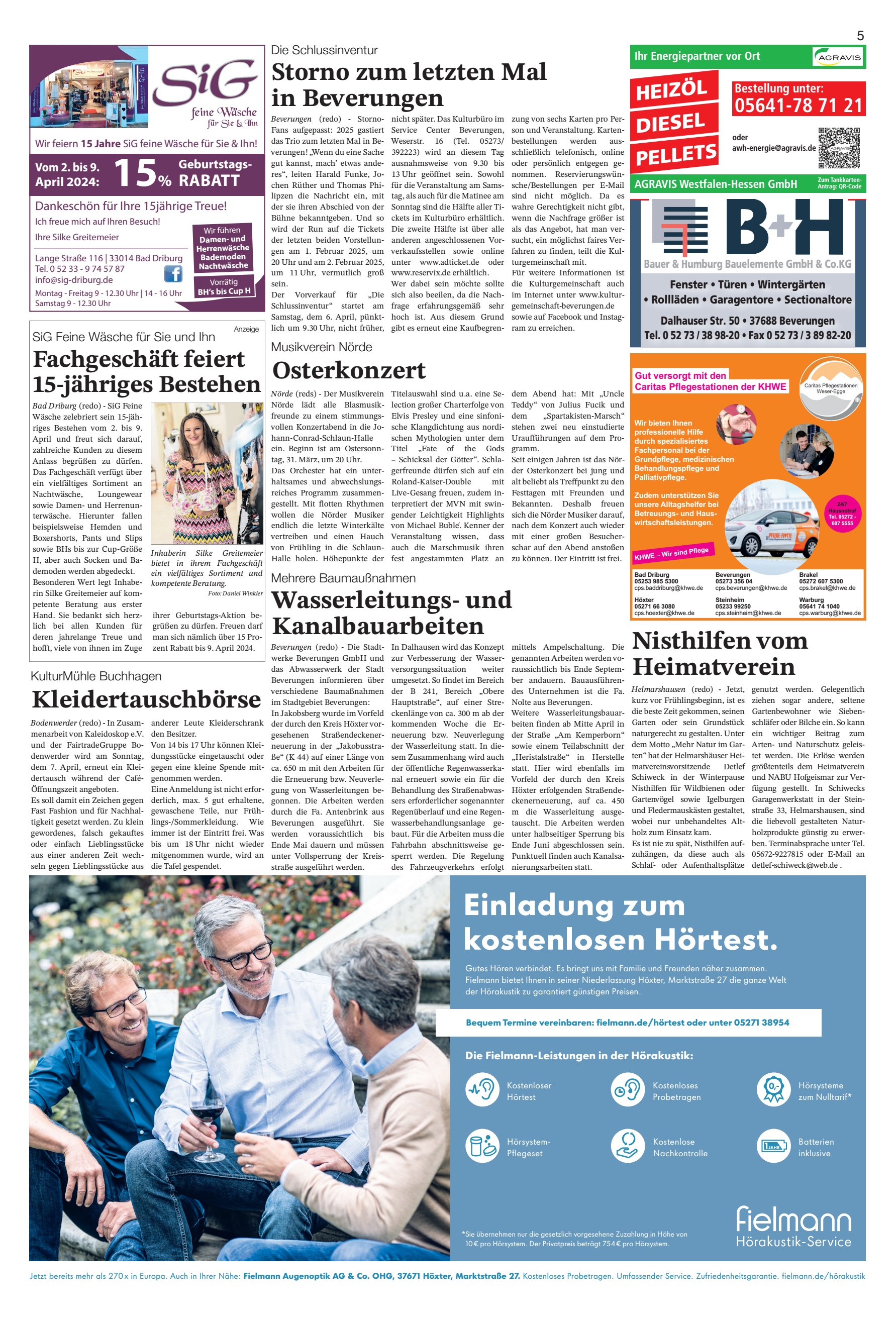 Einladung kostenlosen Hörtest