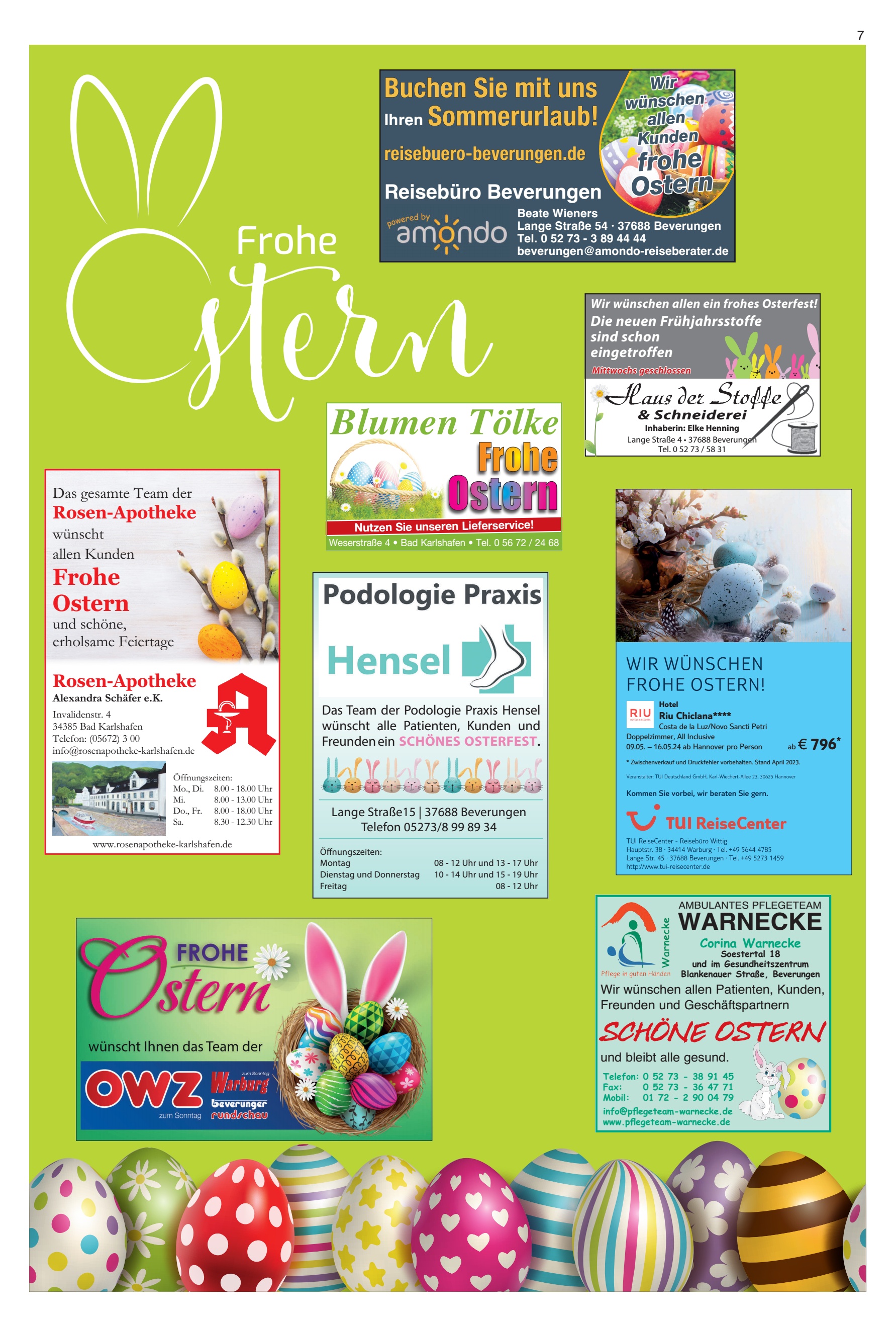 WARNECKE Frohe Ostern