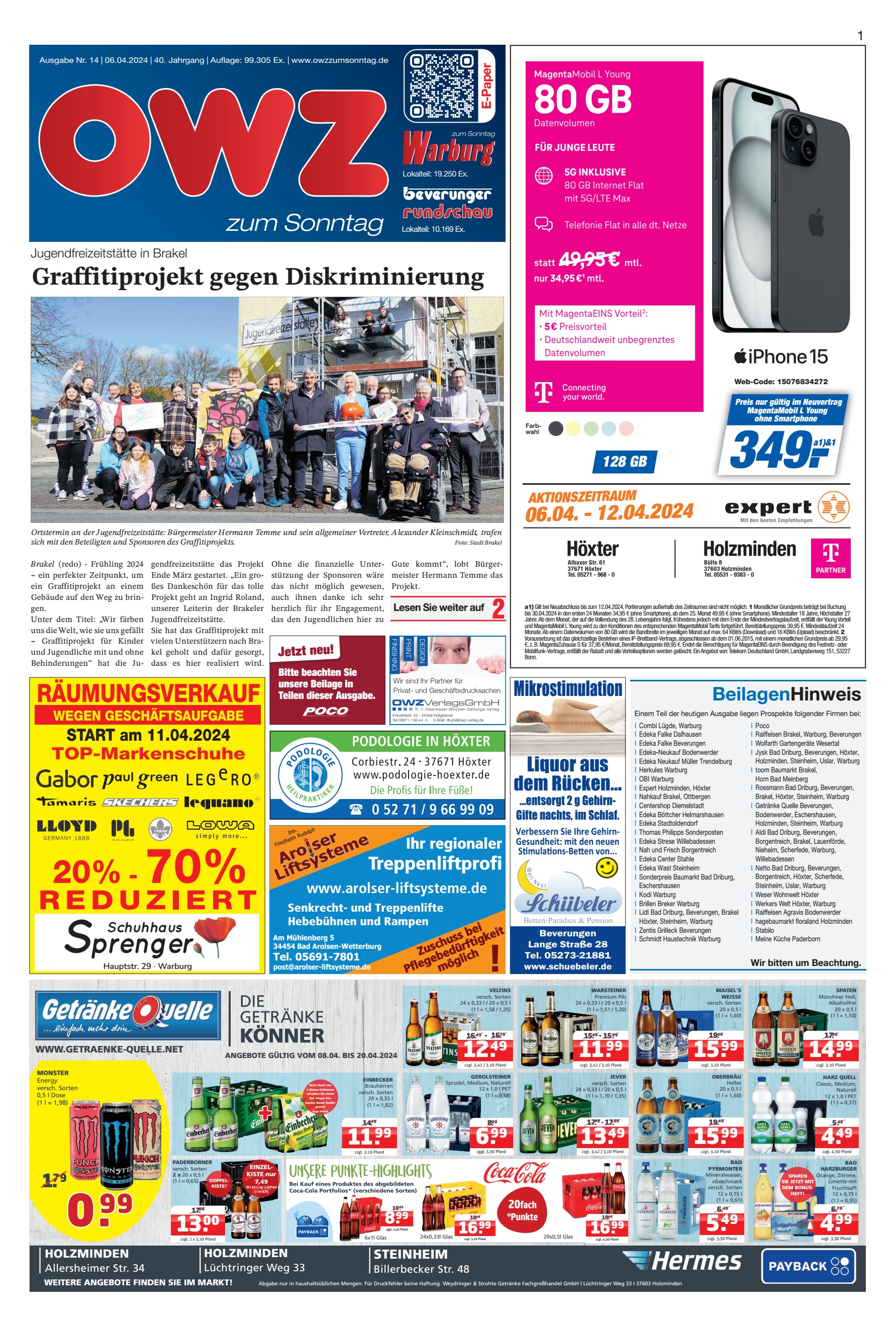 Graffitiprojekt gegen Diskriminierung