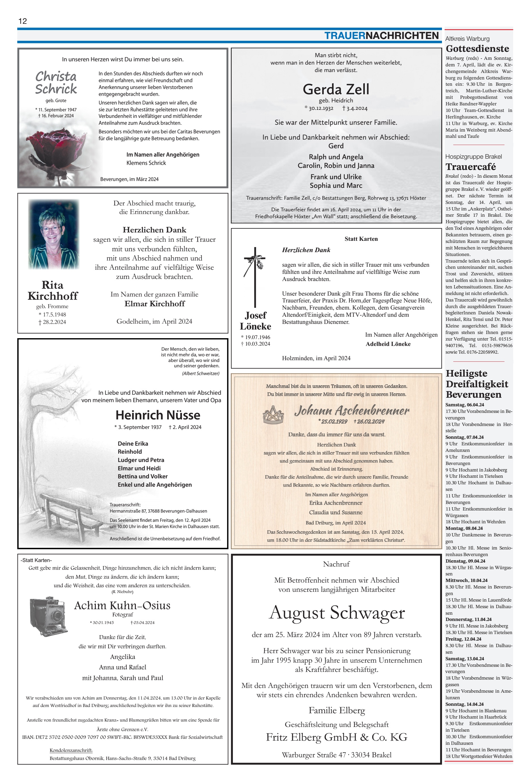 Rita Kirchhoff Christa