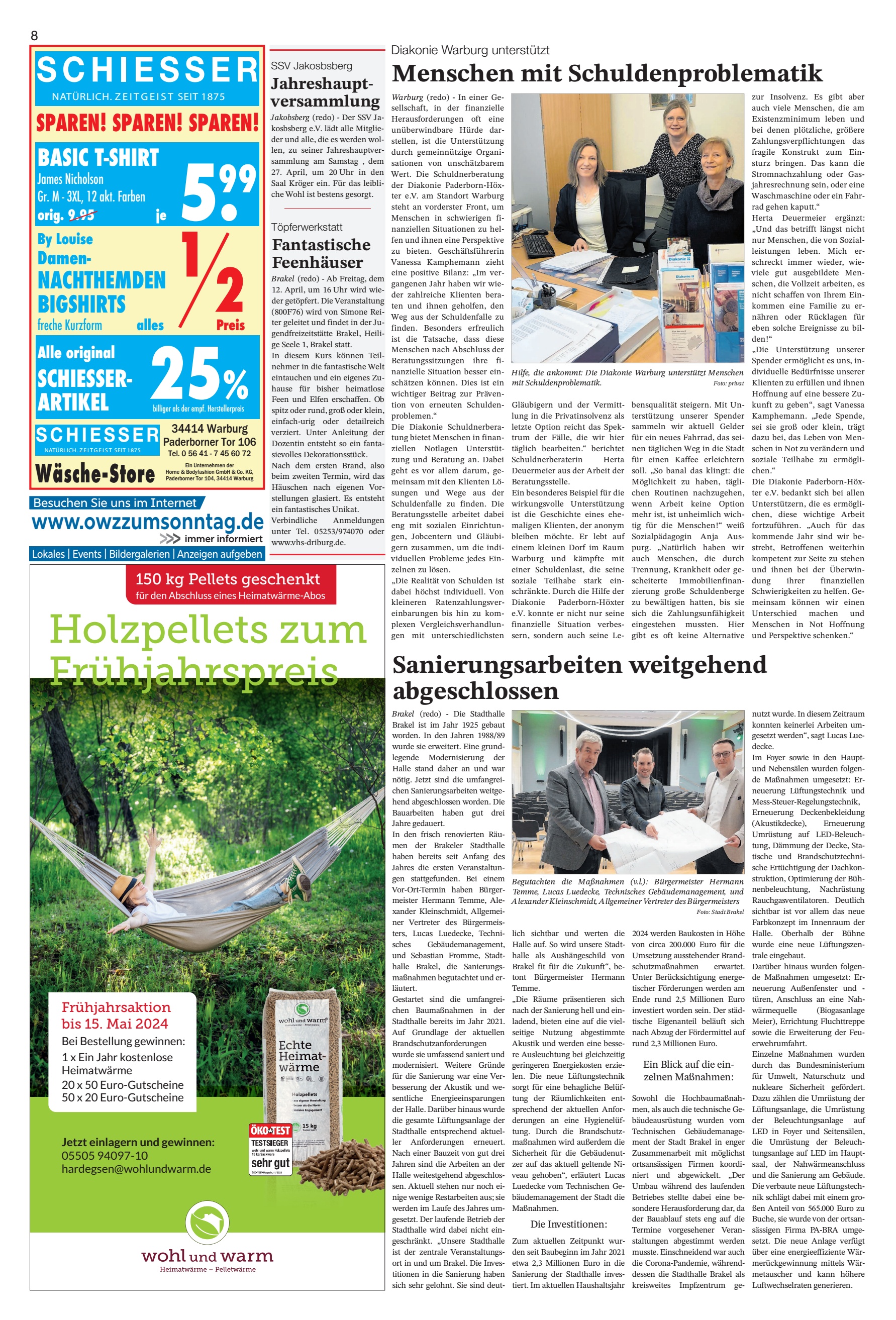 IESSER Sanierungsarbeiten weitgehend