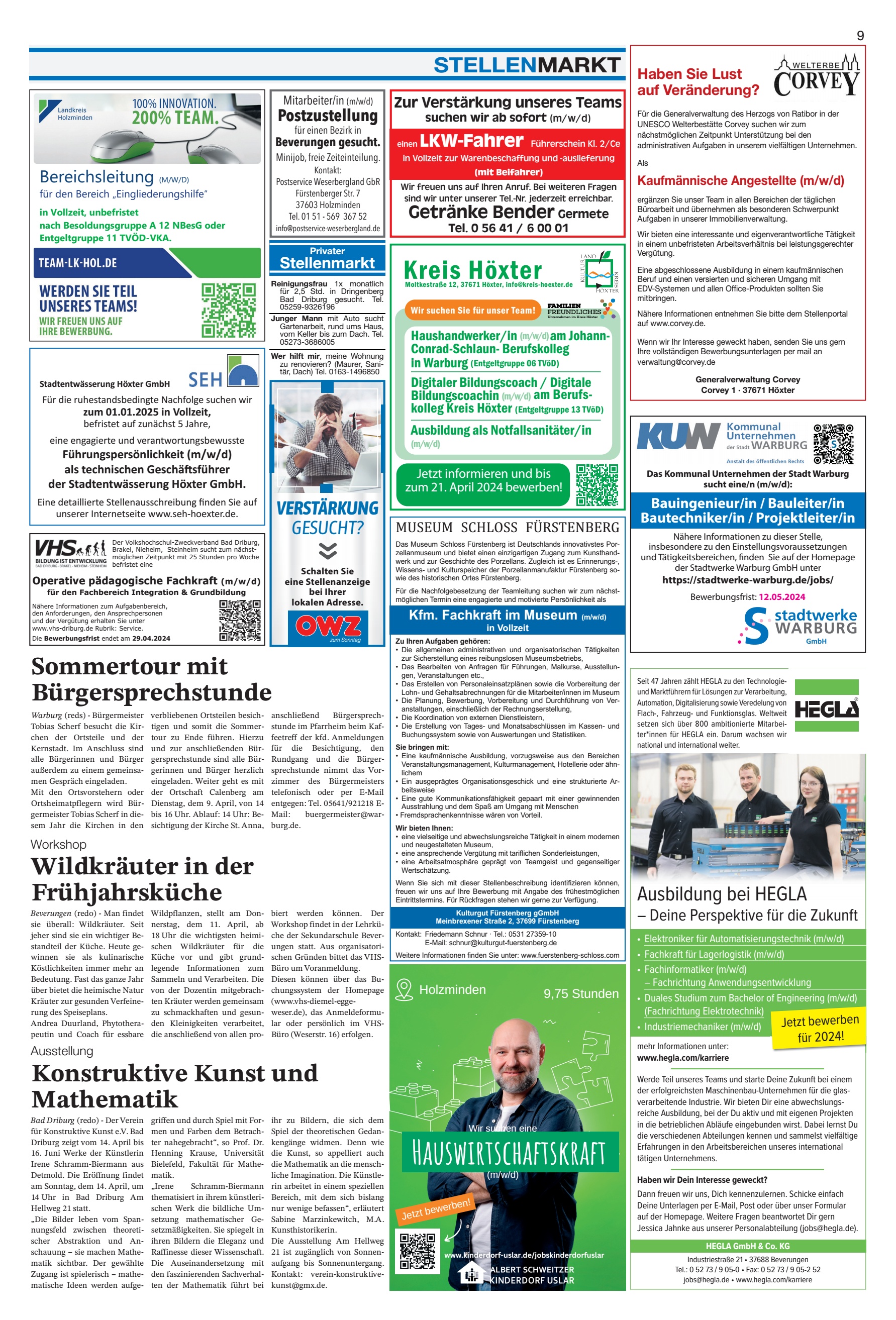 Hauswirtschaftskraft Wildkräuter Frühjahrsküche