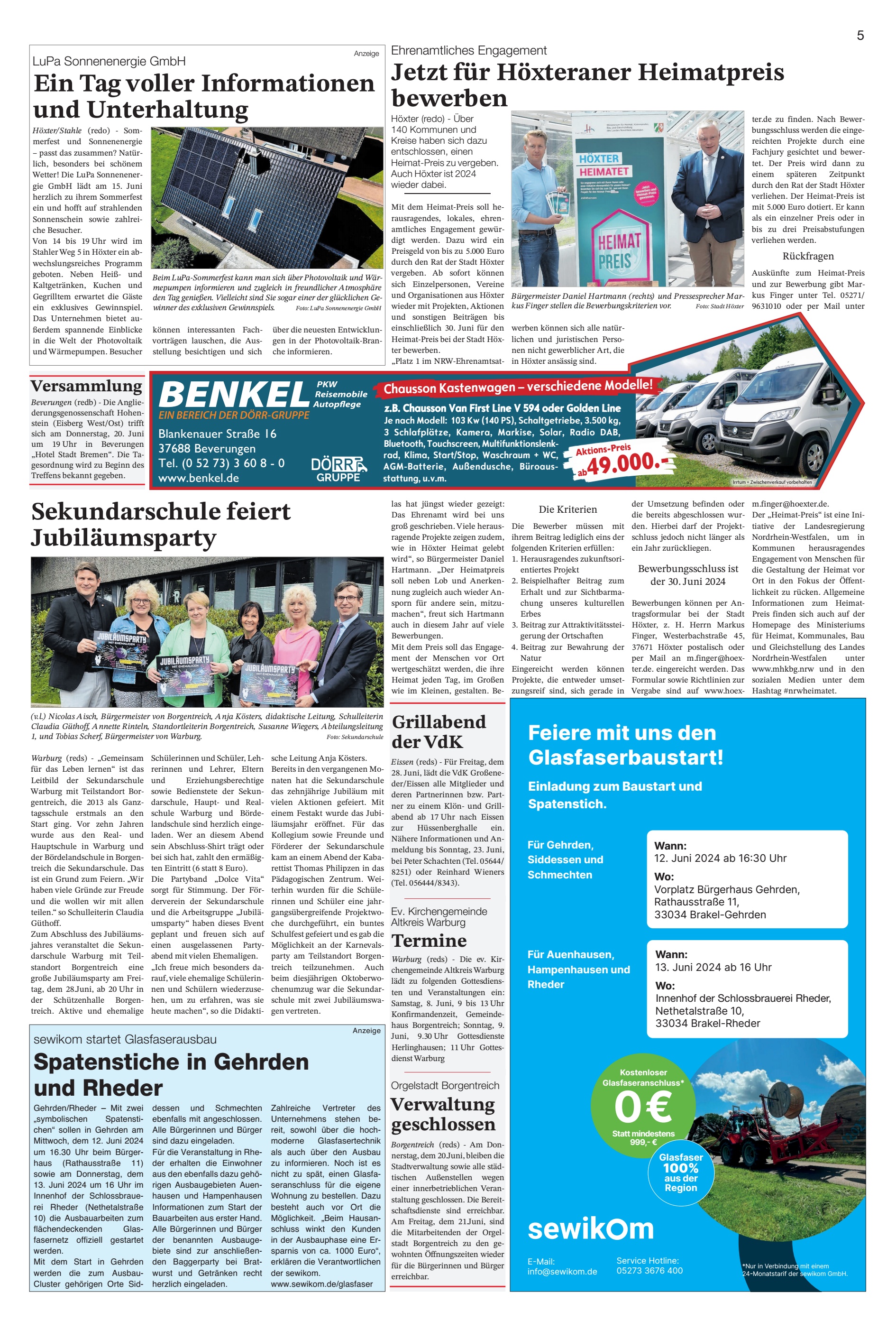 Jetzt Höxteraner Heimatpreis